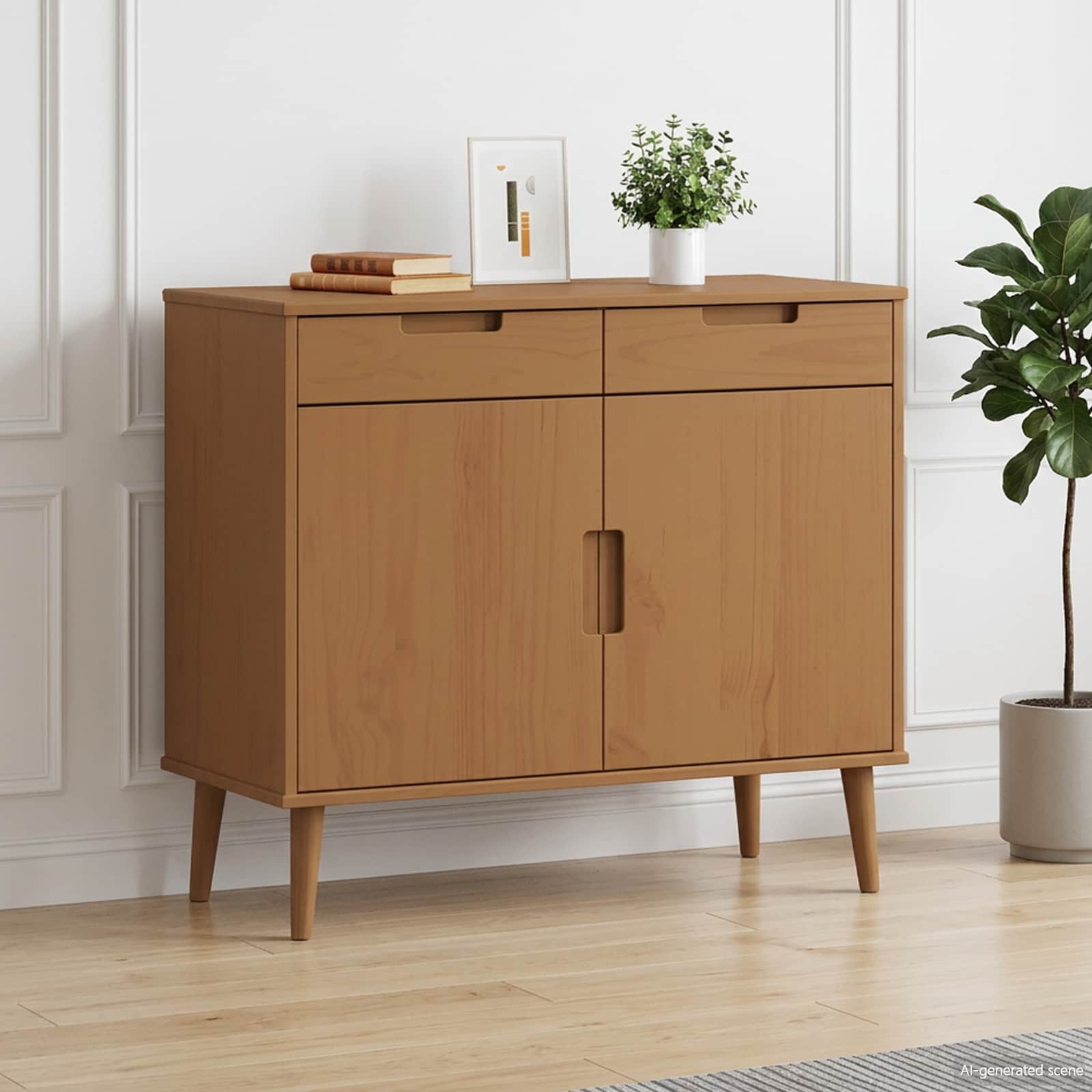Buffet MOLDE Caramel 90 x 40 x 80 cm