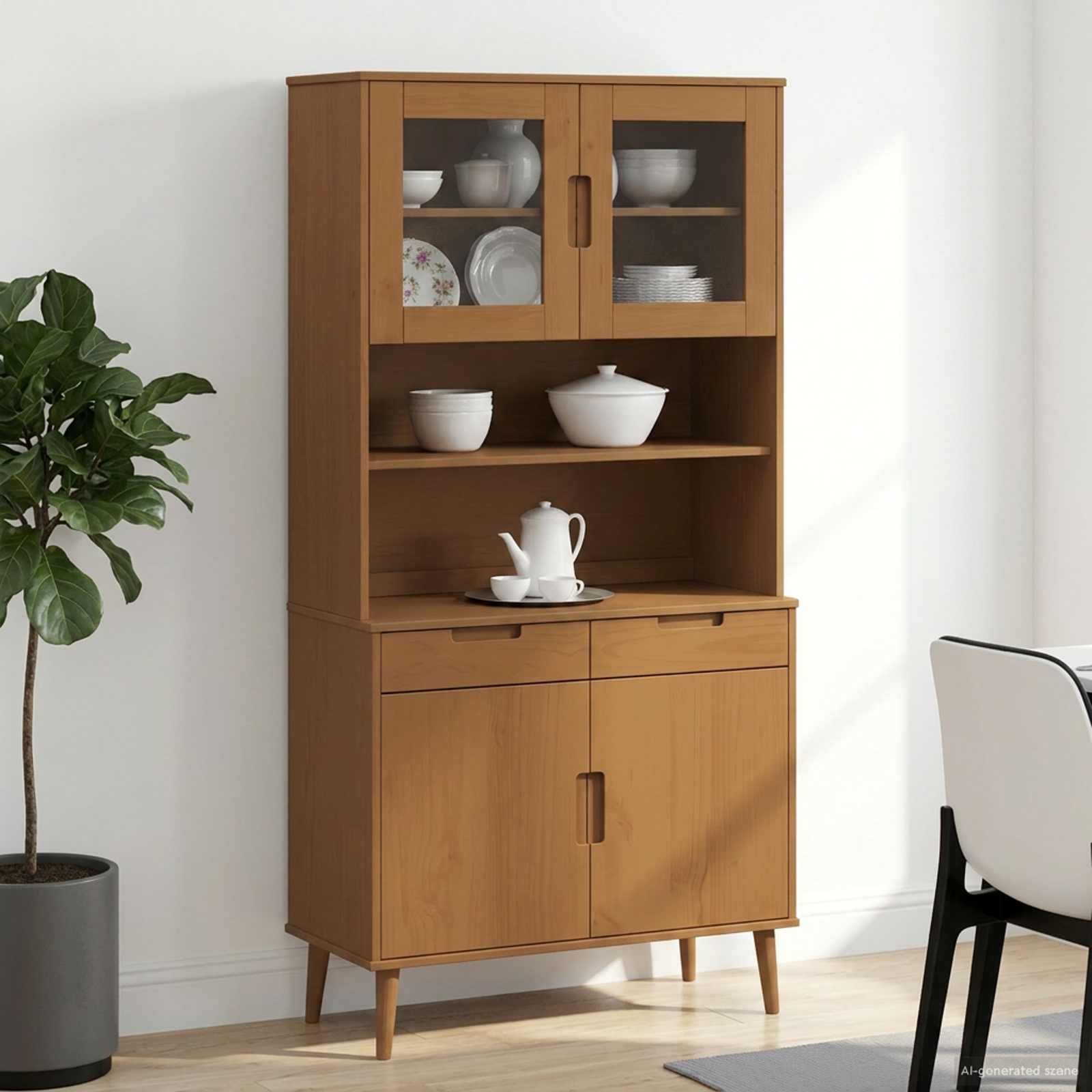 Hutch Caramel 90 x 35 x 100 cm - XIOS