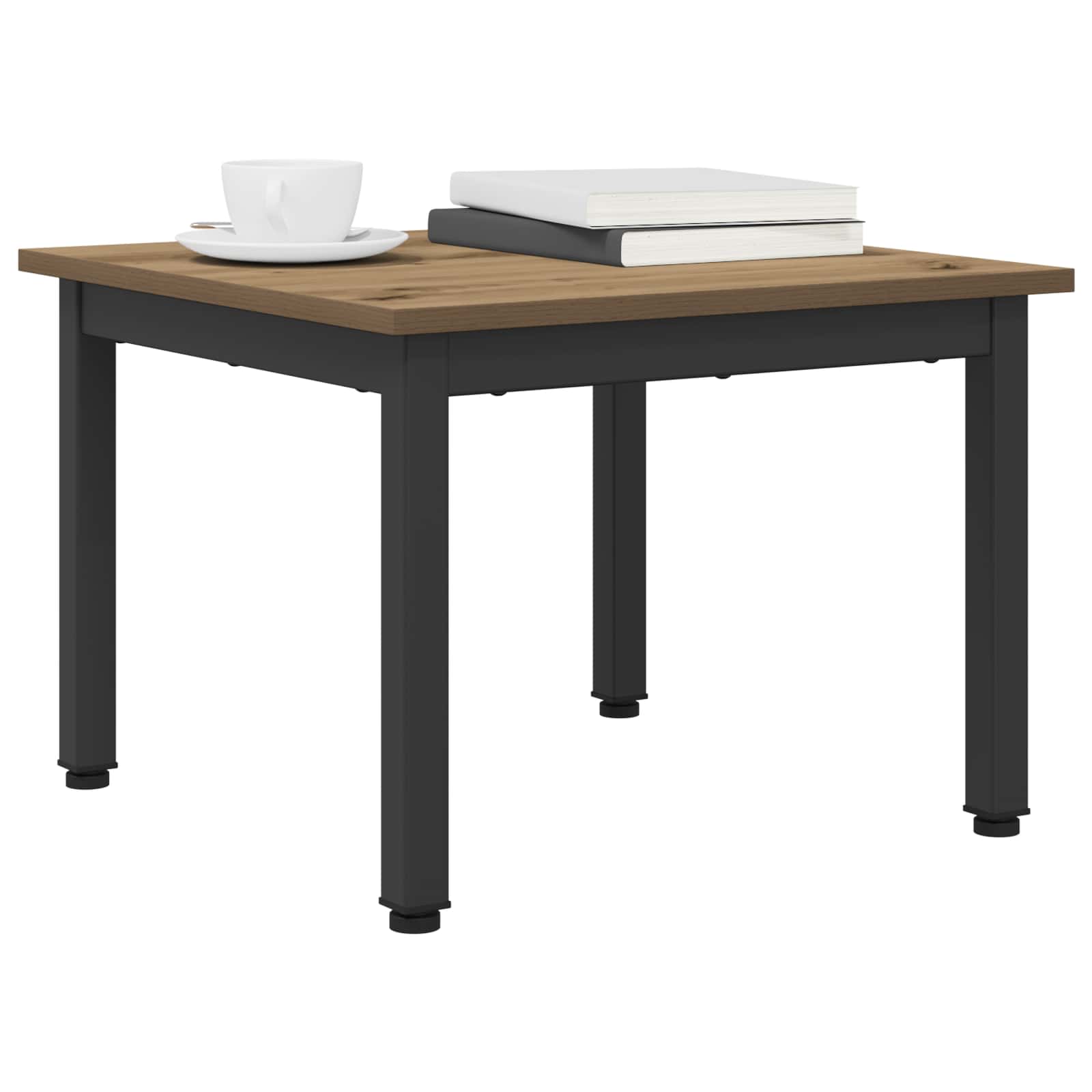Table basse Chêne artisan 50 x 50 x 36 cm Bois d'ingénierie - XIOS