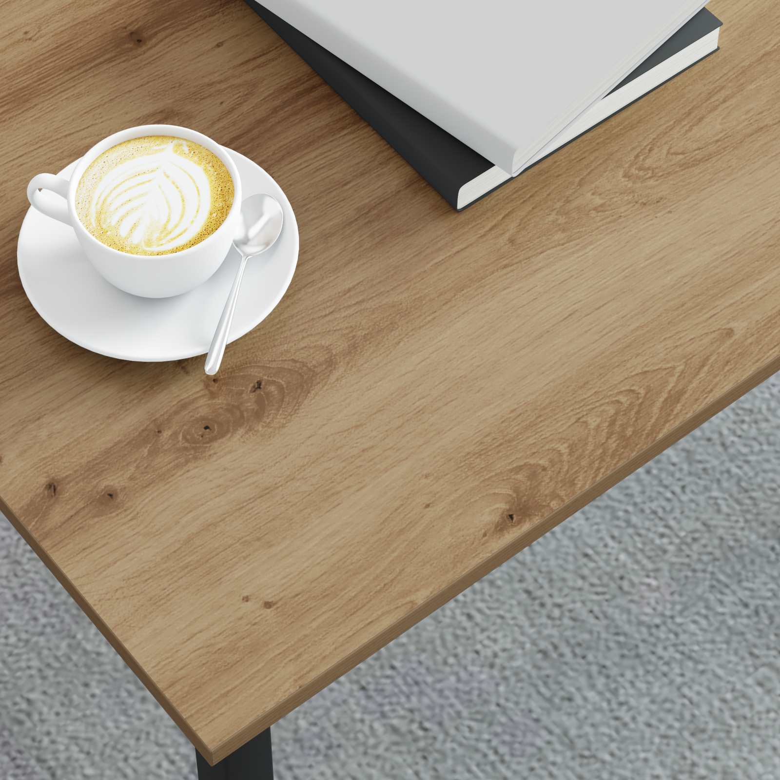 Table basse Chêne artisan 70 x 50 x 36 cm Bois d'ingénierie - XIOS