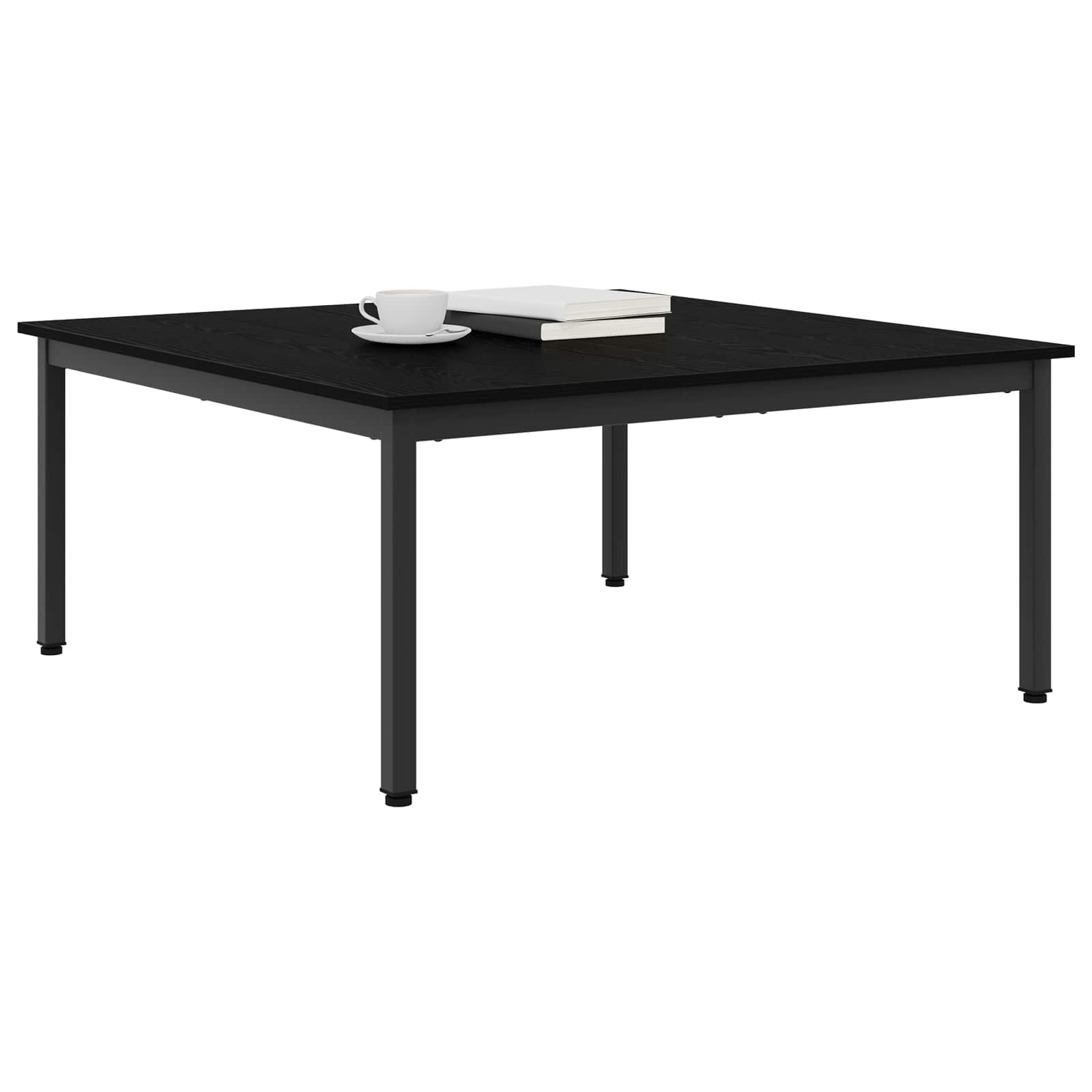 Table basse Chêne noir 100 x 100 x 45 cm Bois d'ingénierie - XIOS
