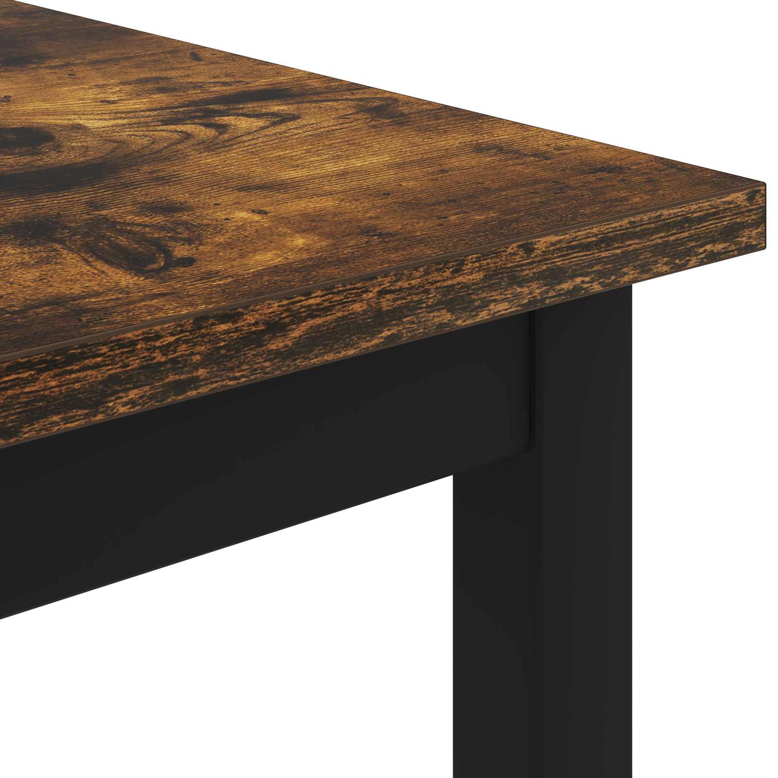 Table basse Chêne Fumé 100 x 100 x 45 cm Bois d'ingénierie