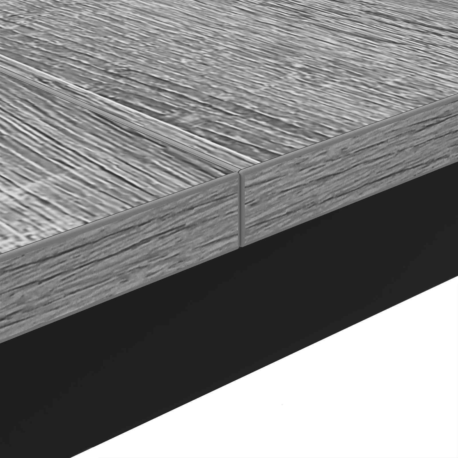 Table basse Gris Sonoma 100 x 100 x 45 cm Bois d'ingénierie