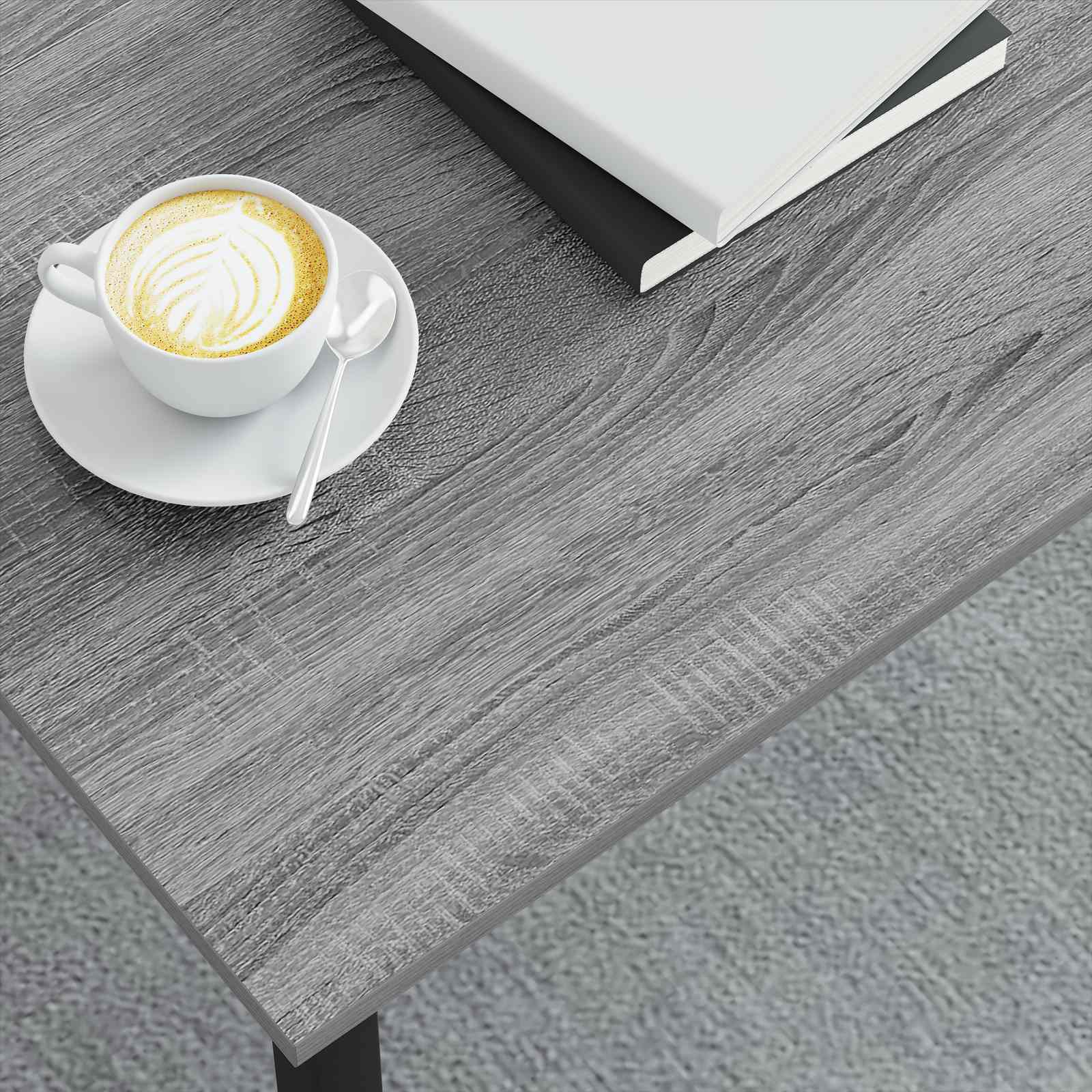 Table basse Gris Sonoma 100 x 100 x 45 cm Bois d'ingénierie