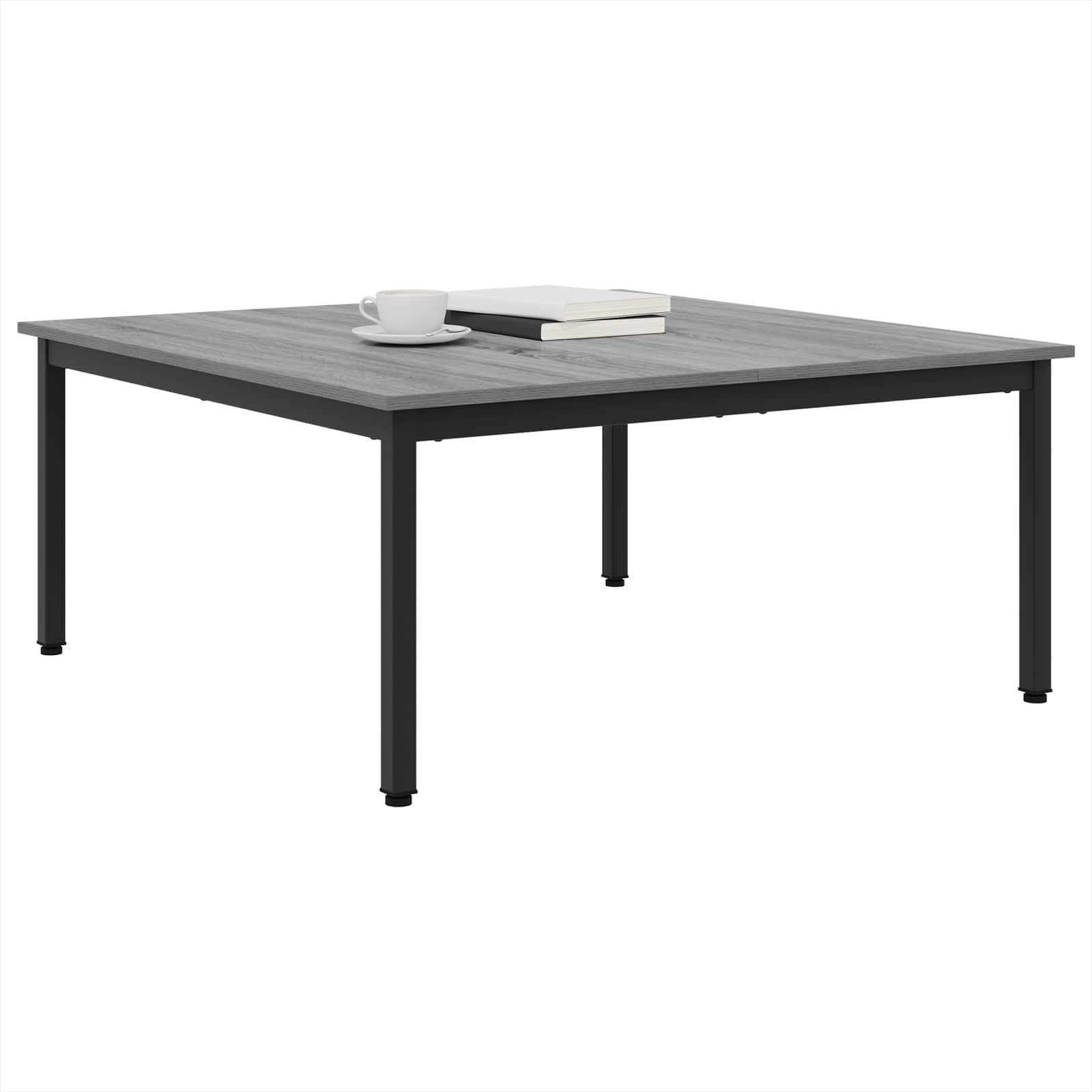 Table basse Gris Sonoma 100 x 100 x 45 cm Bois d'ingénierie