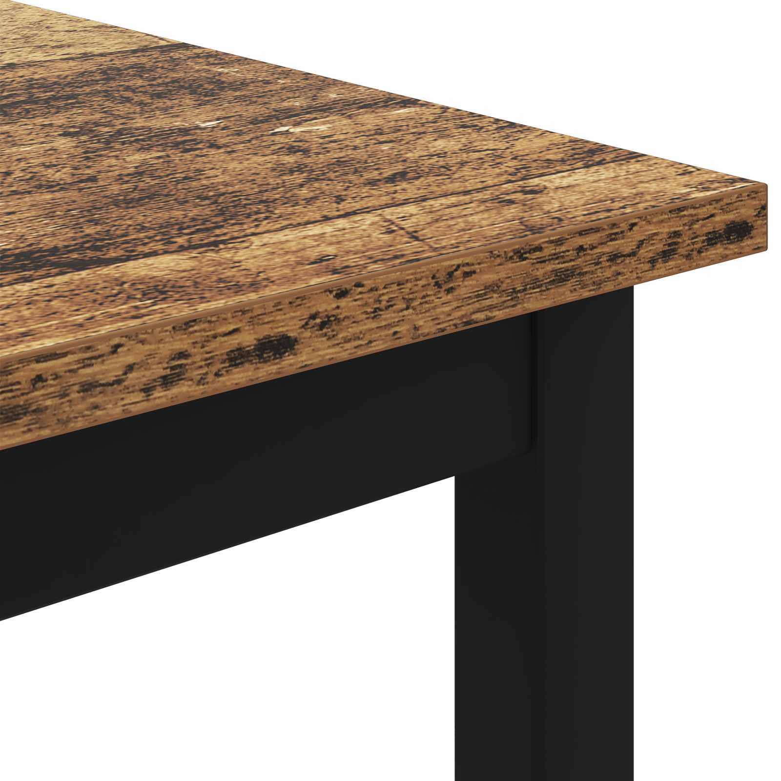 Table basse Bois ancien 100 x 100 x 45 cm Bois d'ingénierie