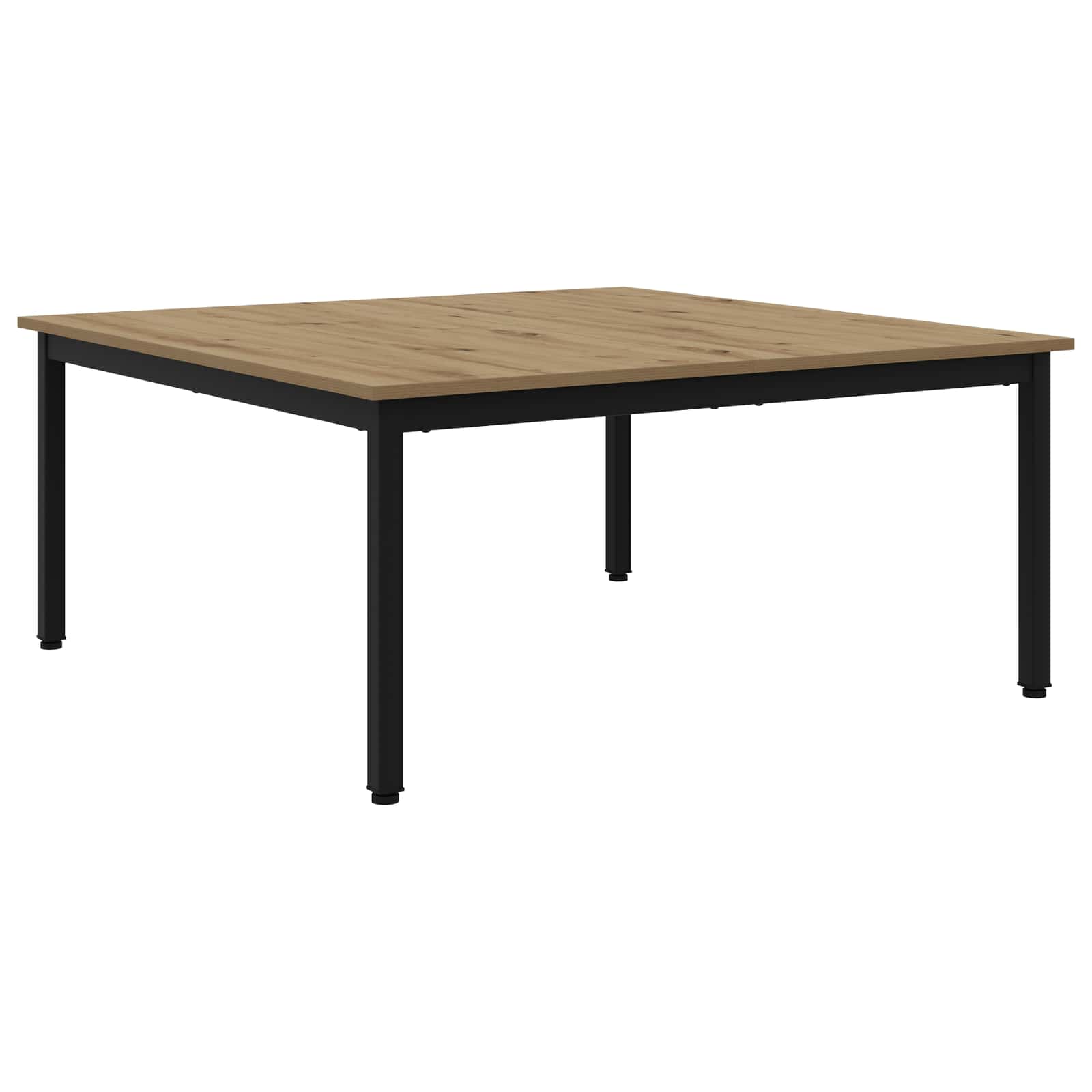 Table basse Chêne artisan 100 x 100 x 45 cm Bois d'ingénierie - XIOS