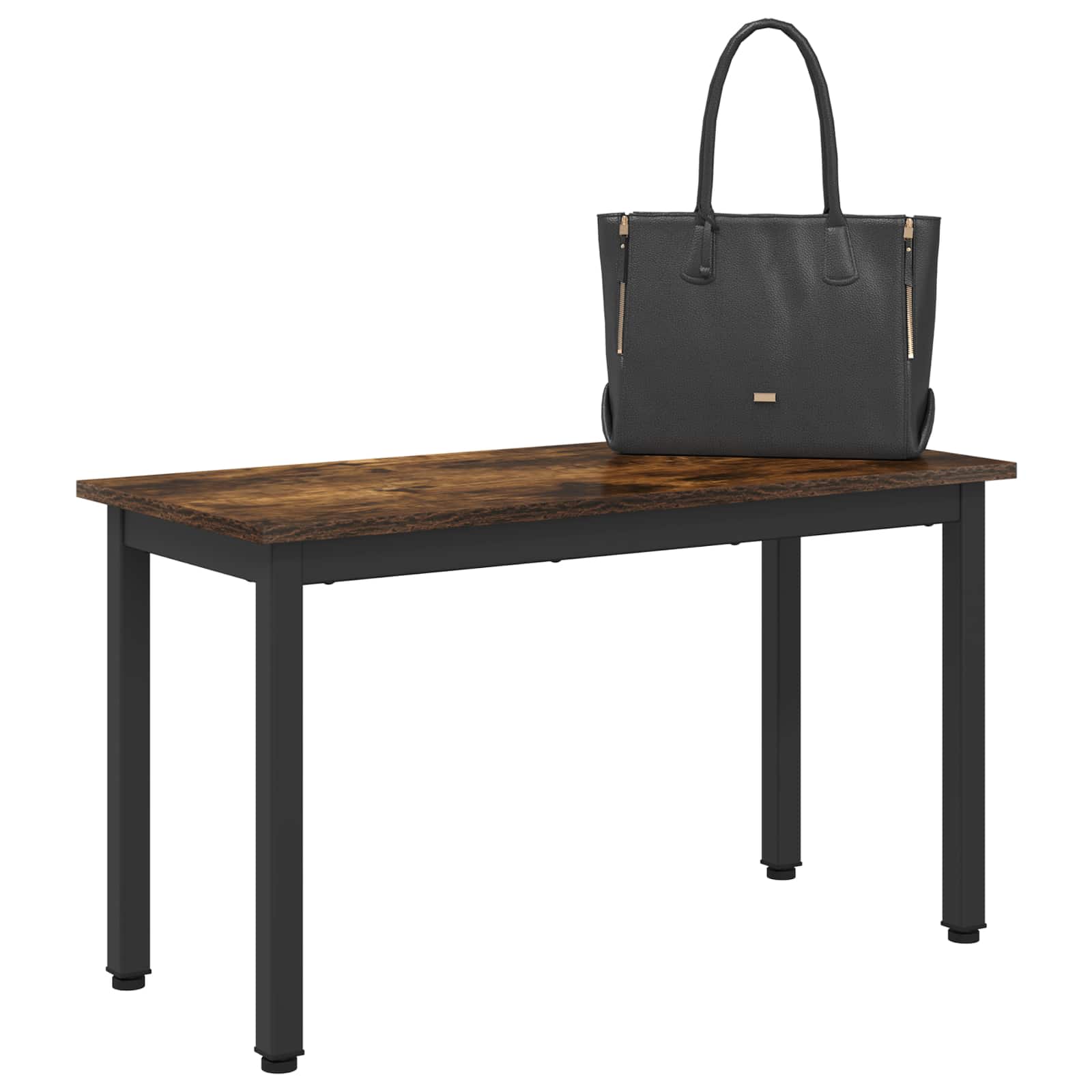 banc Chêne Fumé 80 x 35 x 45 cm Bois d'ingénierie - XIOS