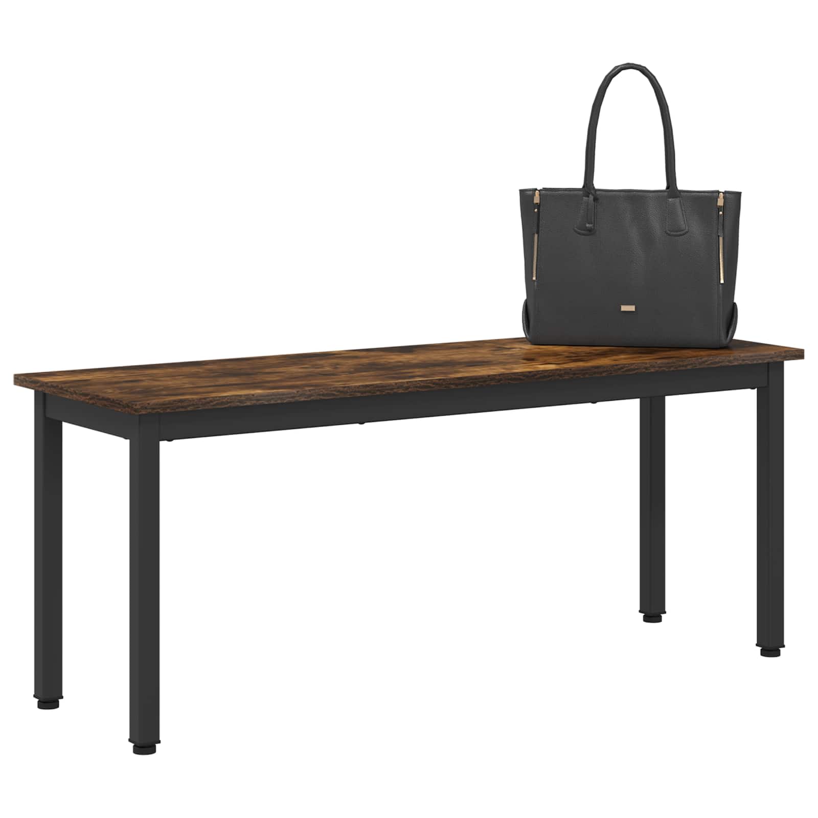 banc Chêne Fumé 110 x 35 x 45 cm Bois d'ingénierie - XIOS
