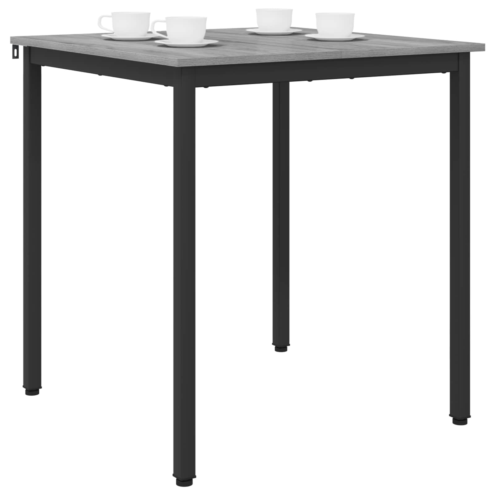 Table de salle à manger / Table de repas 70 x 70 x 75 cm MÉTAL - XIOS
