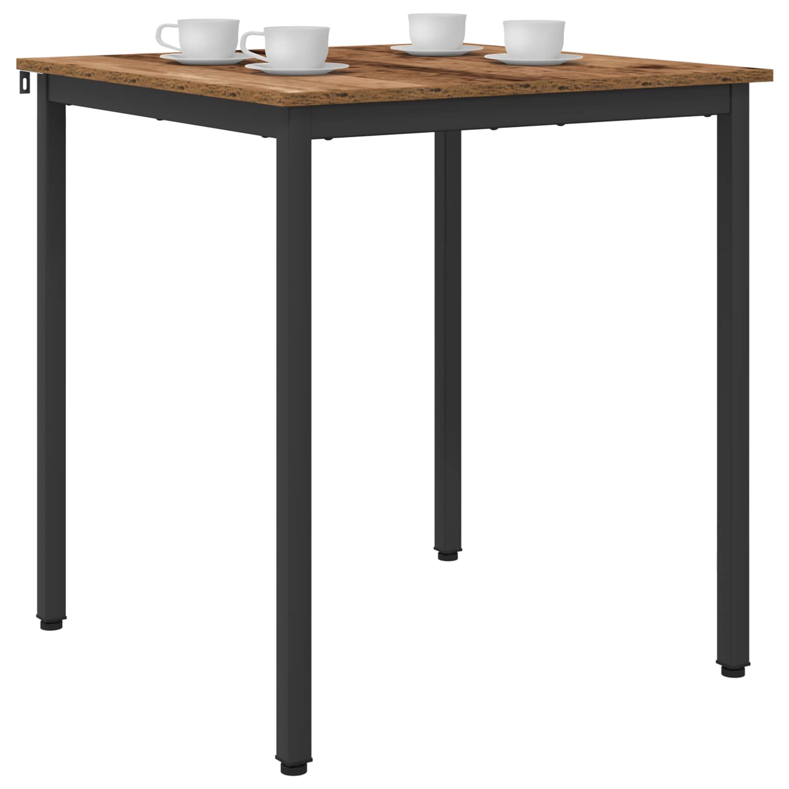 Table de salle à manger / Table de repas 70 x 70 x 75 cm MÉTAL - XIOS
