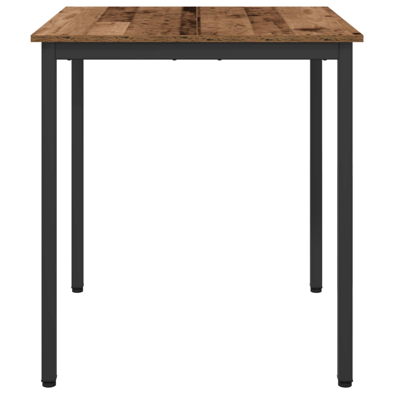 Table de salle à manger / Table de repas 70 x 70 x 75 cm MÉTAL - XIOS