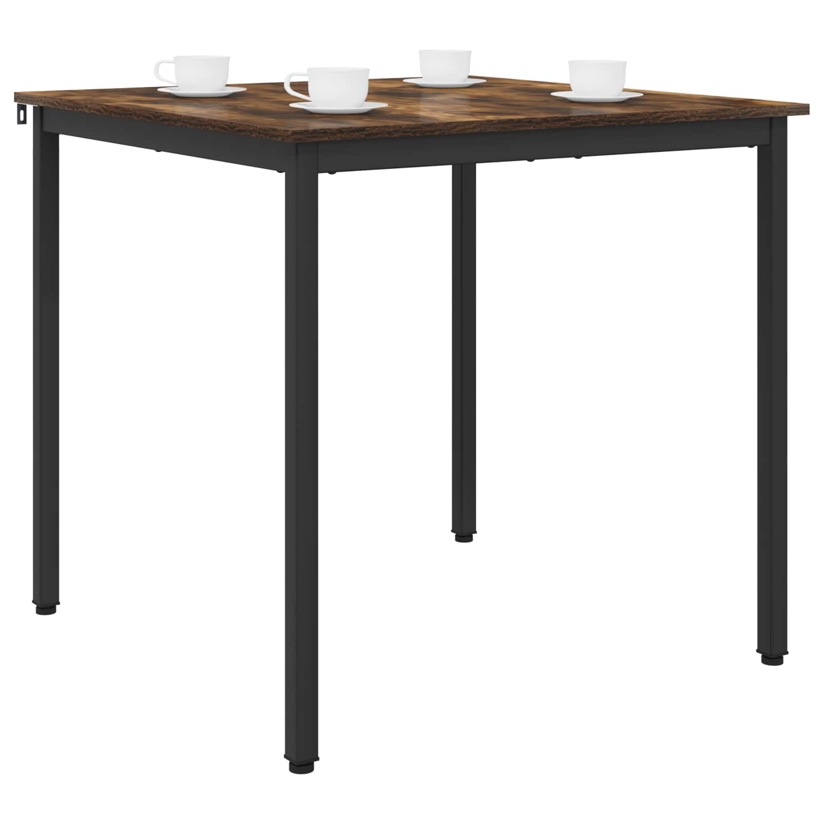 Table de salle à manger / Table de repas 80 x 80 x 75 cm MÉTAL - XIOS