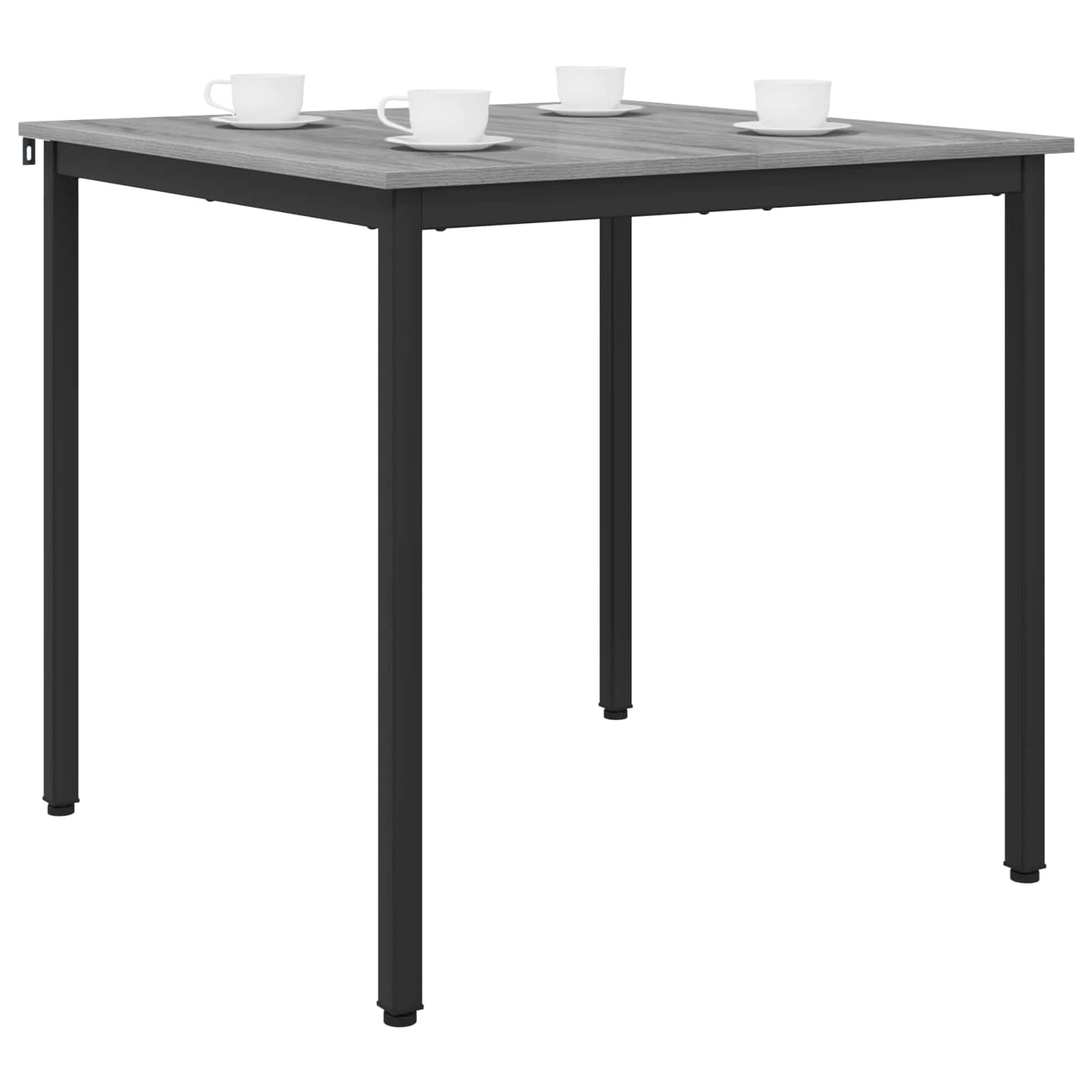 Table de salle à manger / Table de repas 80 x 80 x 75 cm MÉTAL - XIOS