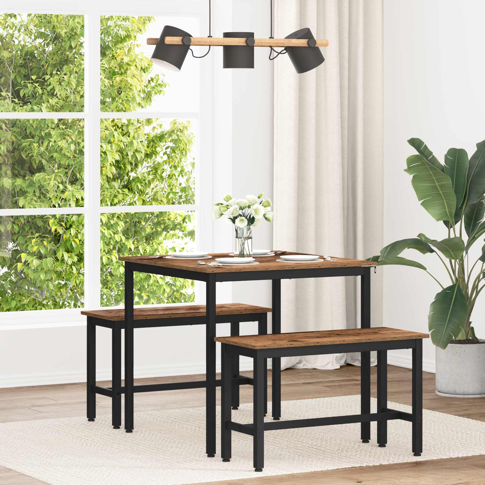 Table de salle à manger / Table de repas MÉTAL - XIOS