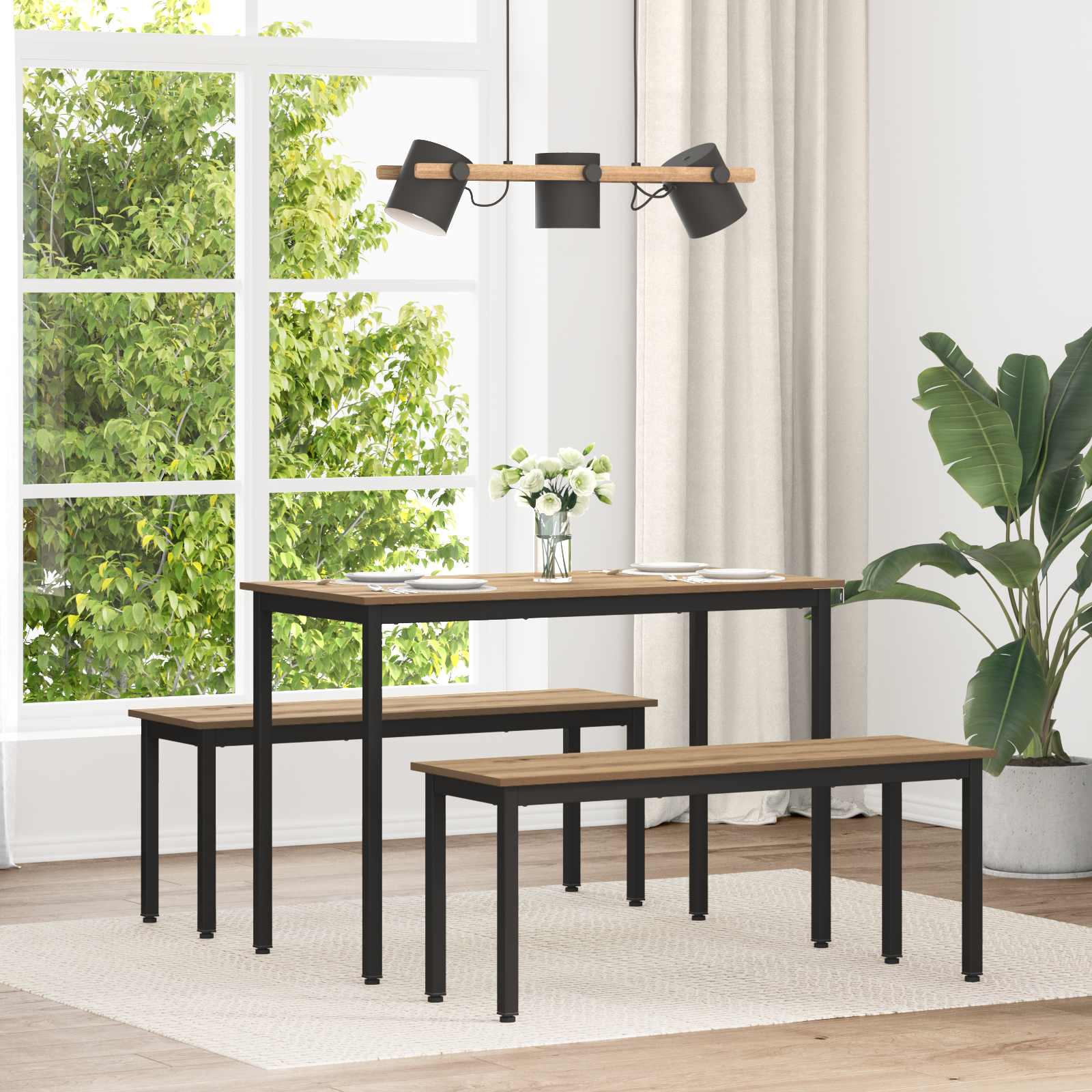 Table de salle à manger / Table de repas MÉTAL - XIOS