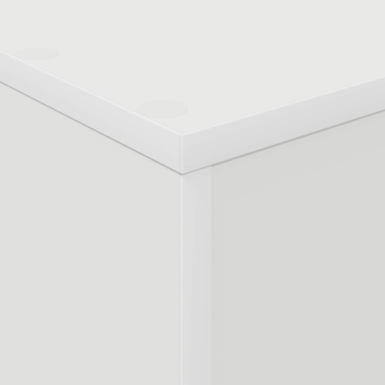 Étagère à magazines Blanc 70 x 41 x 126 cm Bois d'ingénierie - XIOS
