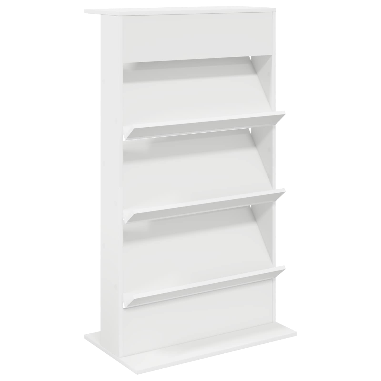 Étagère à magazines Blanc 70 x 41 x 126 cm Bois d'ingénierie - XIOS