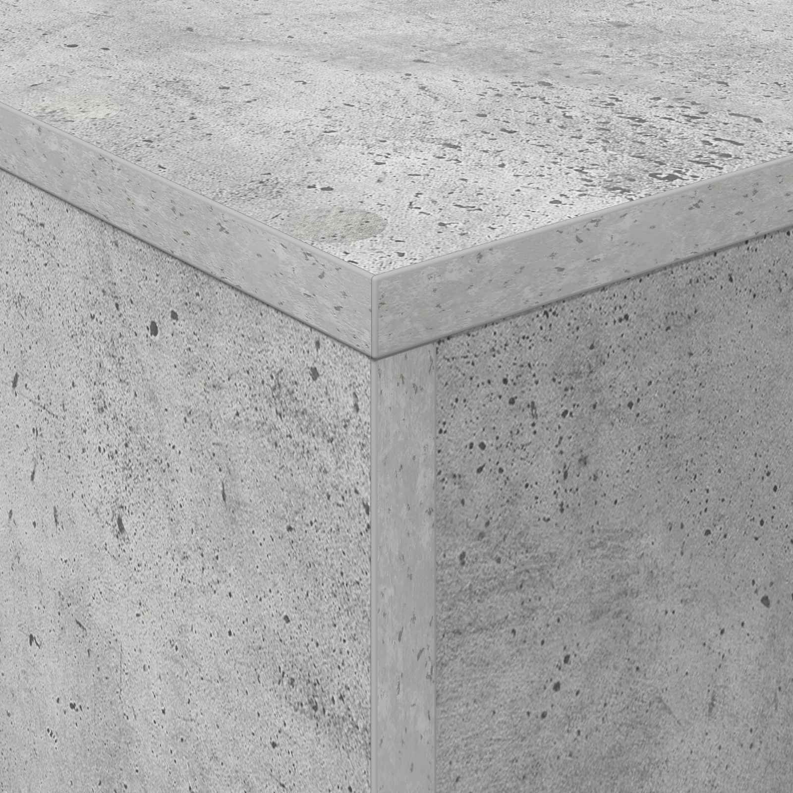 Étagère à magazines avec étagère Gris béton 70 x 41 x 126 cm - XIOS