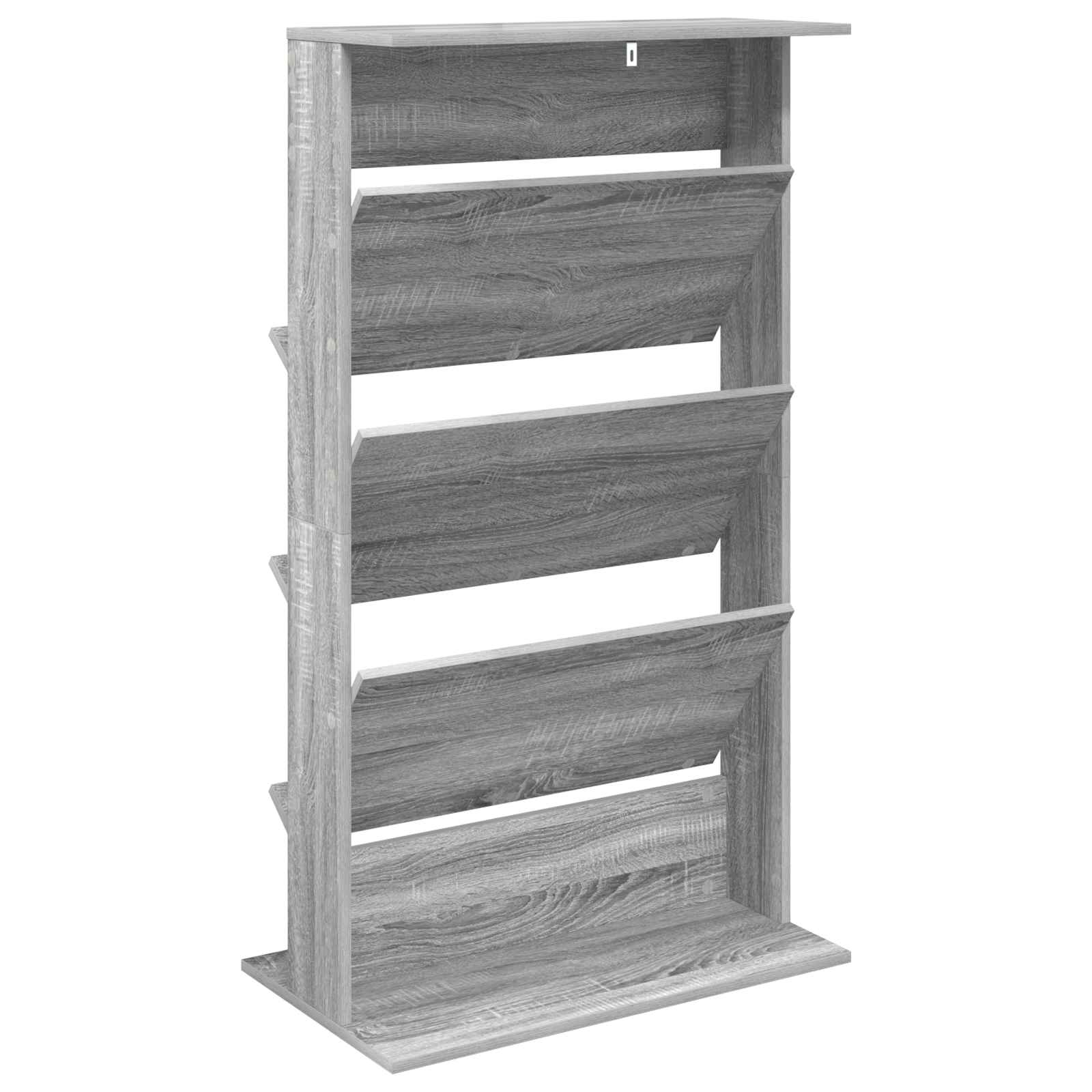 Étagère à magazines avec étagère Gris Sonoma 70 x 41 x 126 cm - XIOS