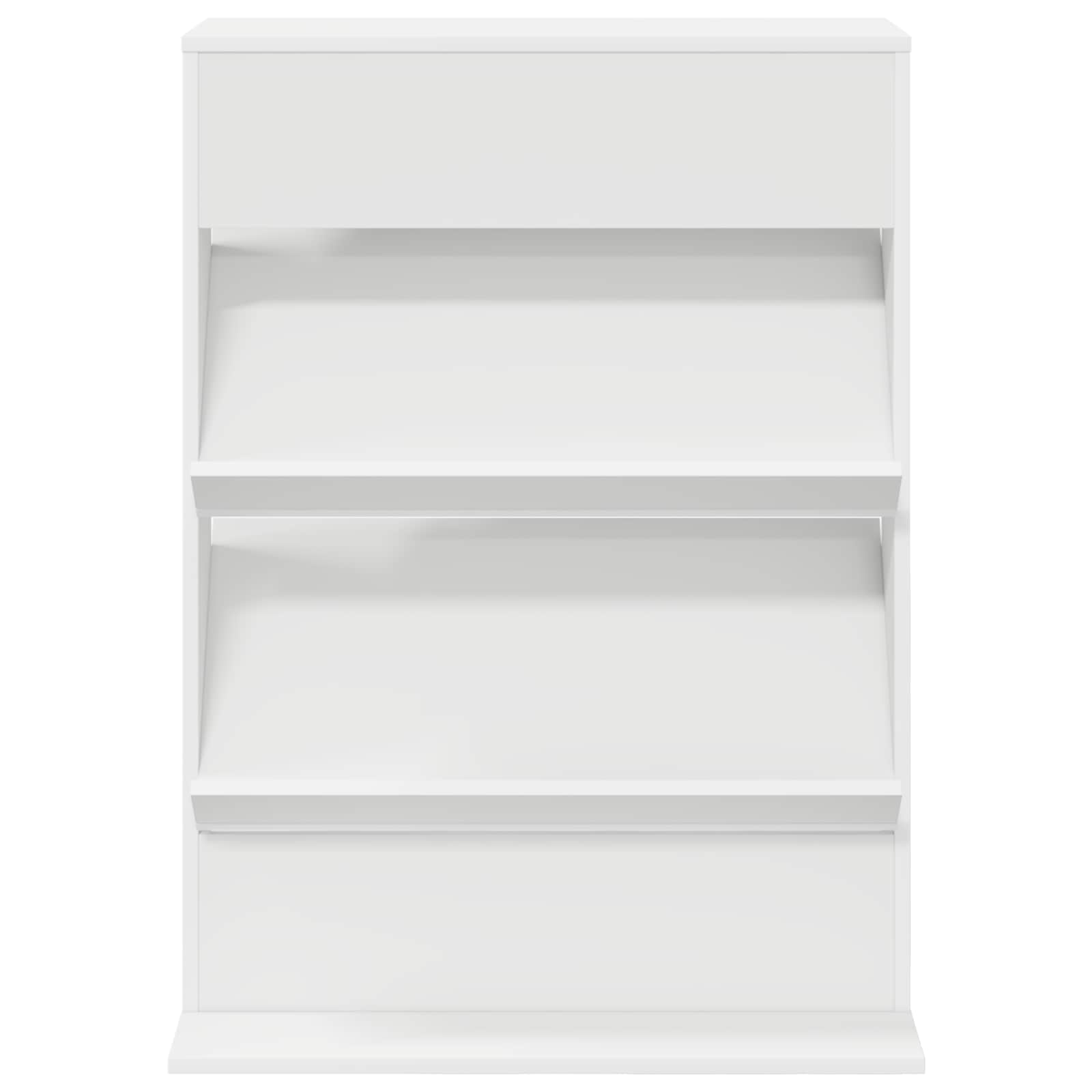 Étagère à magazines Blanc 70 x 41 x 96 cm Bois d'ingénierie - XIOS