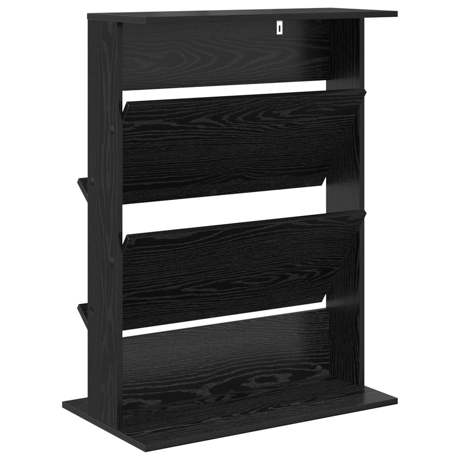 Étagère à magazines avec étagère Chêne noir 70 x 41 x 96 cm - XIOS