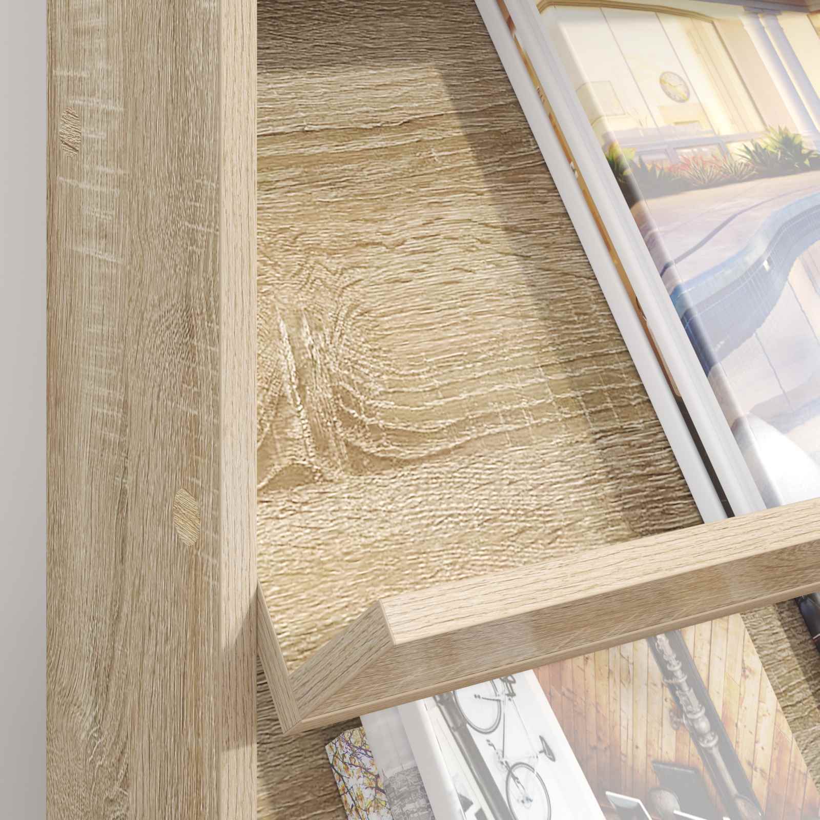 Étagère à magazines avec étagère Chêne Sonoma 70 x 41 x 96 cm - XIOS