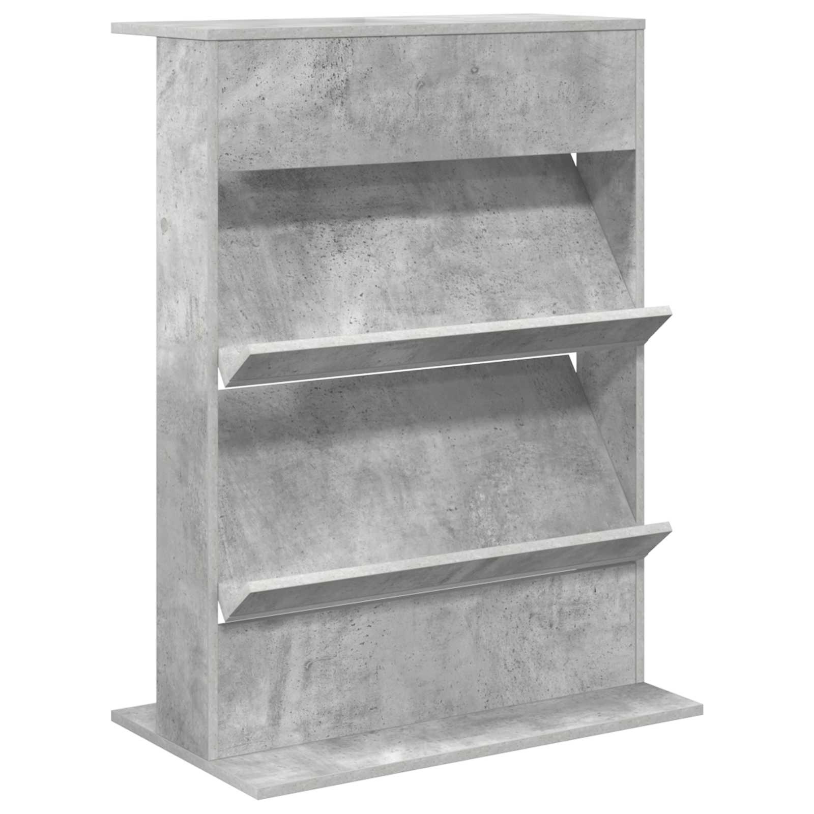 Étagère à magazines avec étagère Gris béton 70 x 41 x 96 cm - XIOS