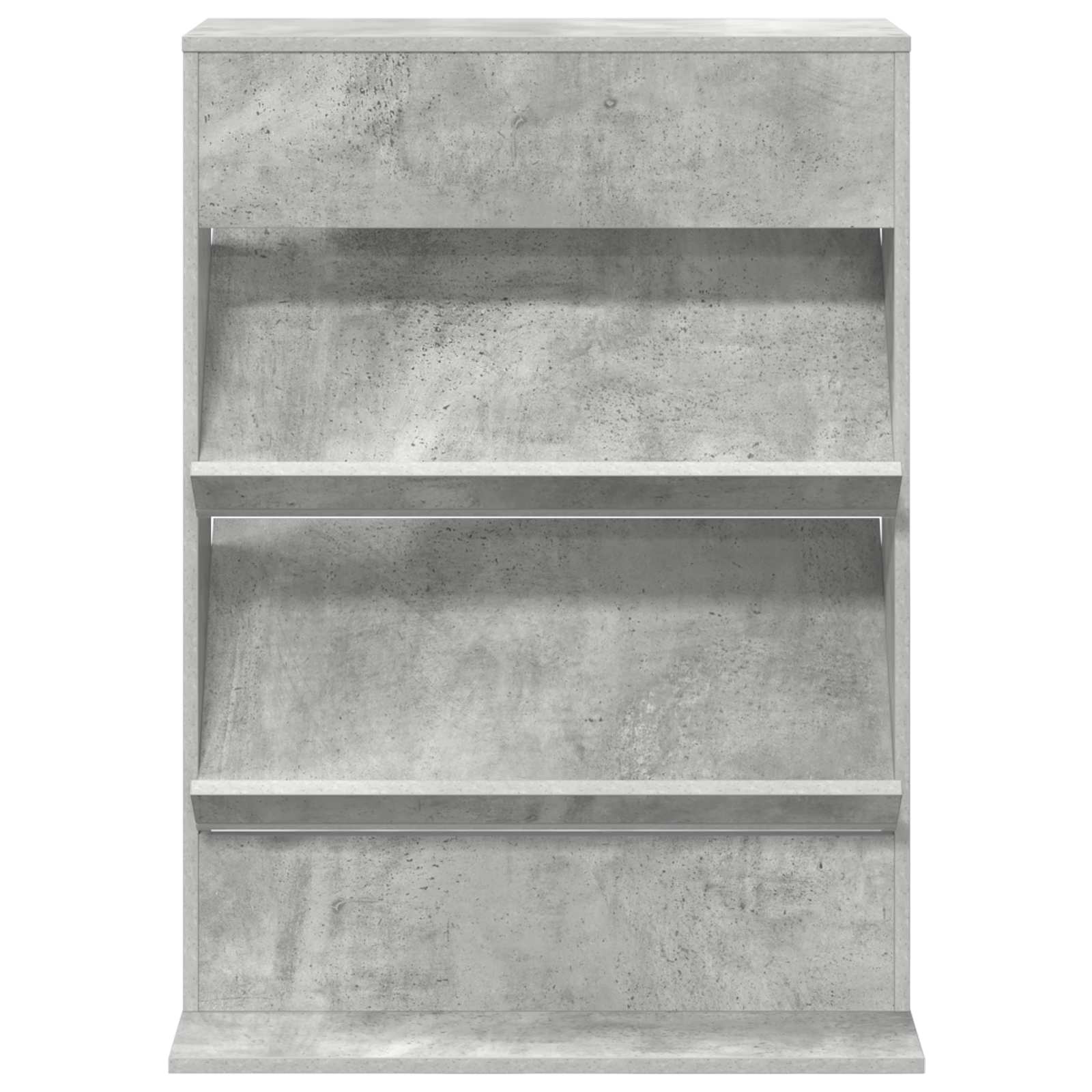 Étagère à magazines avec étagère Gris béton 70 x 41 x 96 cm - XIOS
