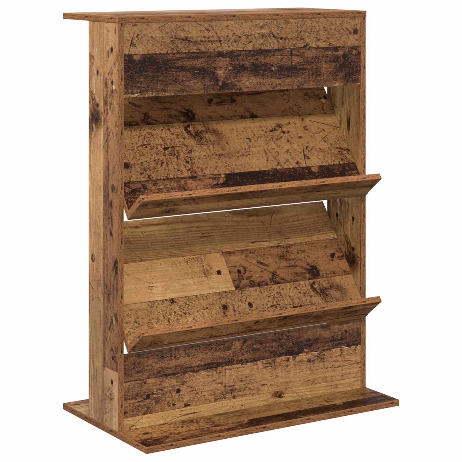 Étagère à magazines avec étagère Bois ancien 70 x 41 x 96 cm - XIOS