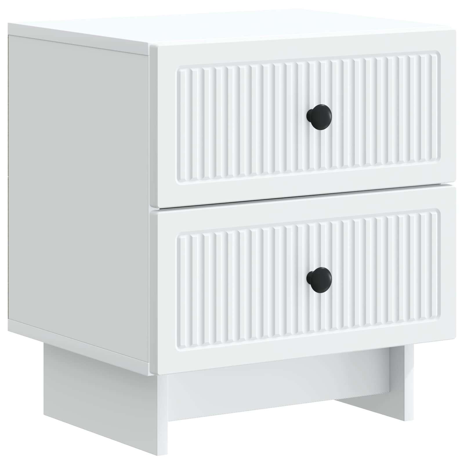 Cabinet de chevet Blanc 43 x 34,5 x 47,5 cm Bois d'ingénierie - XIOS