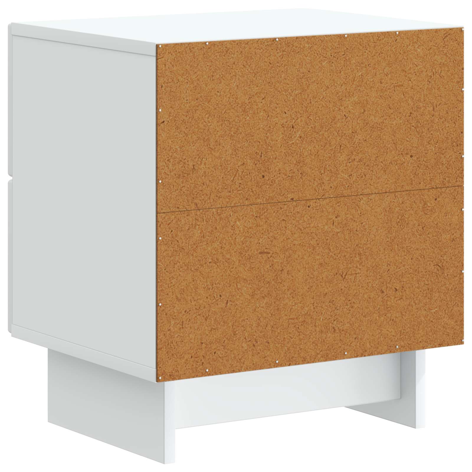 Cabinet de chevet avec tiroir 2 pcs Blanc 43 x 34,5 x 47,5 cm - XIOS