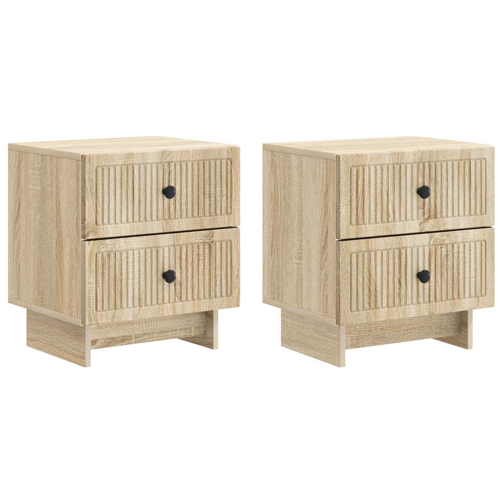 Cabinet de chevet 2 pcs Chêne Sonoma 43 x 34,5 x 47,5 cm - XIOS