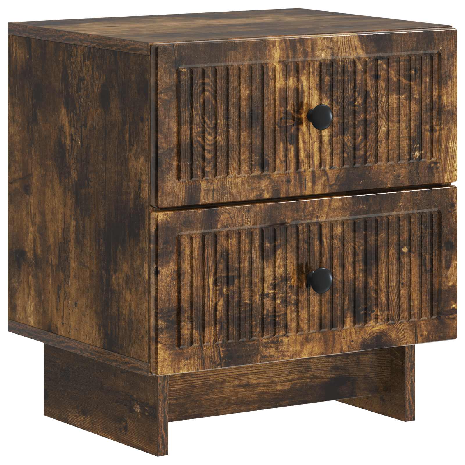 Cabinet de chevet avec tiroir Chêne fumé 43 x 34,5 x 47,5 cm - XIOS