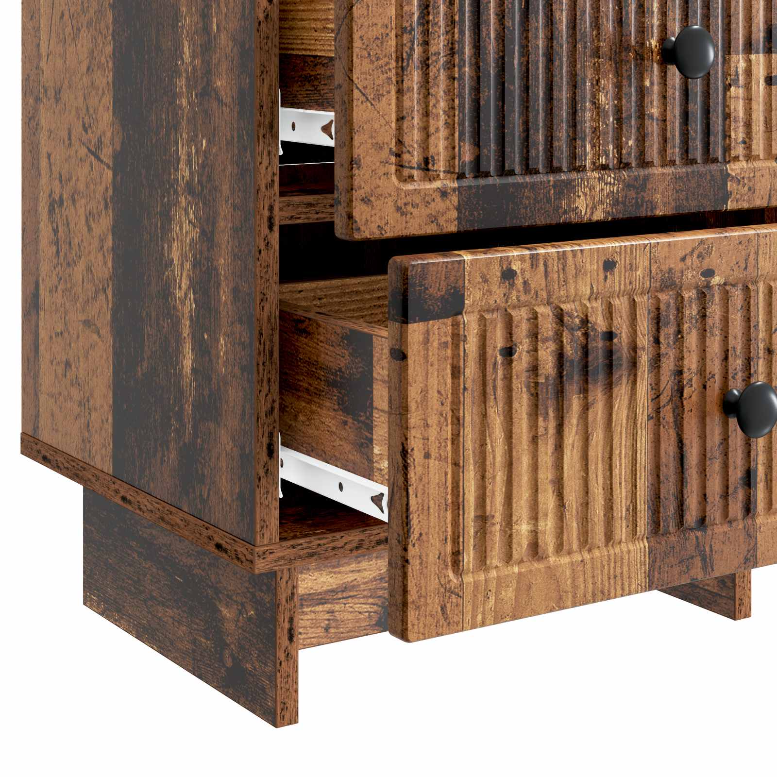 Cabinet de chevet 2 pcs Bois ancien 43 x 34,5 x 47,5 cm - XIOS