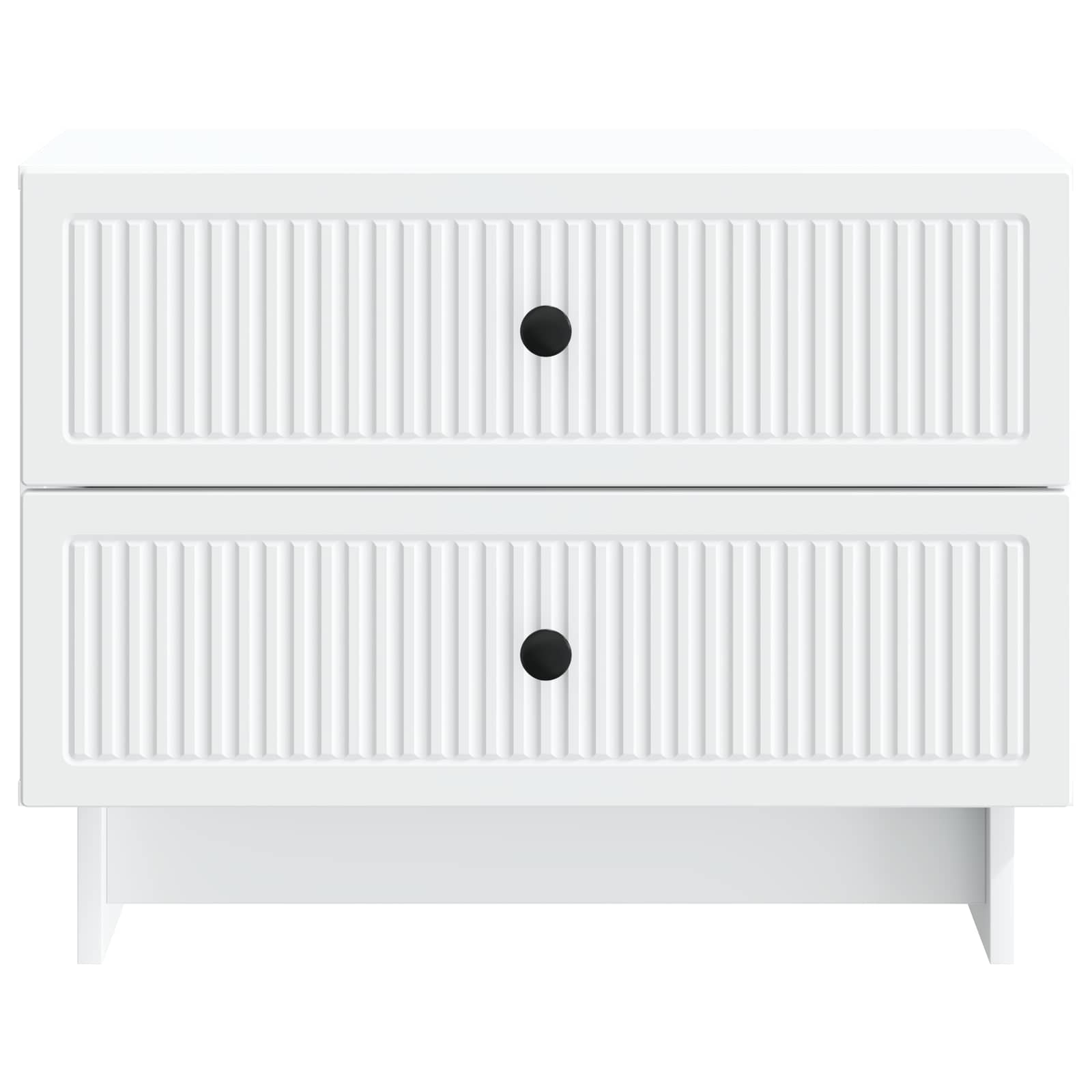 Cabinet de chevet Blanc 62 x 34,5 x 47,5 cm Bois d'ingénierie - XIOS