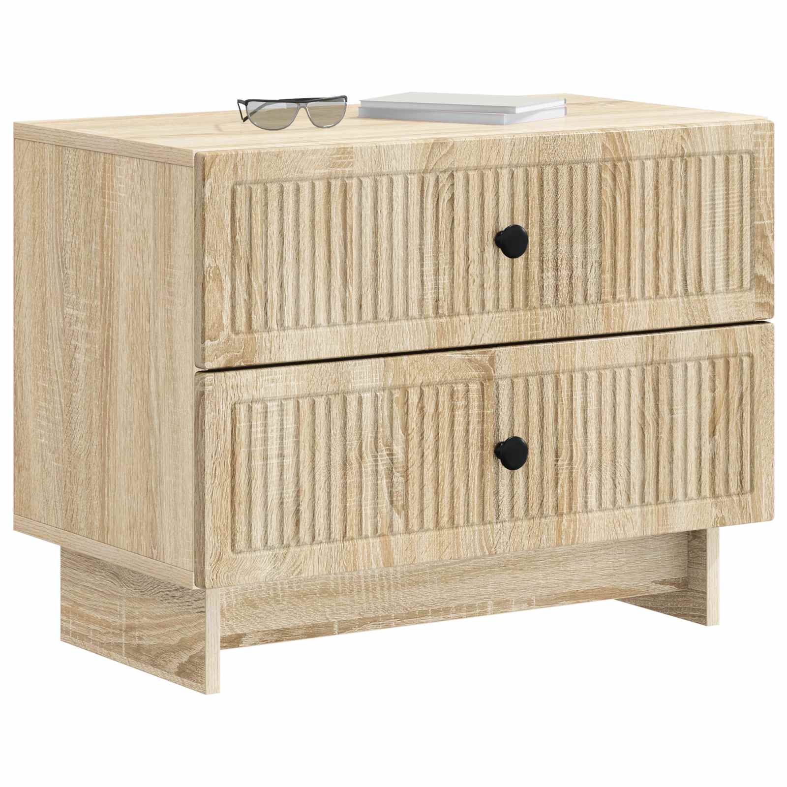 Cabinet de chevet avec tiroir Chêne Sonoma 62 x 34,5 x 47,5 cm - XIOS
