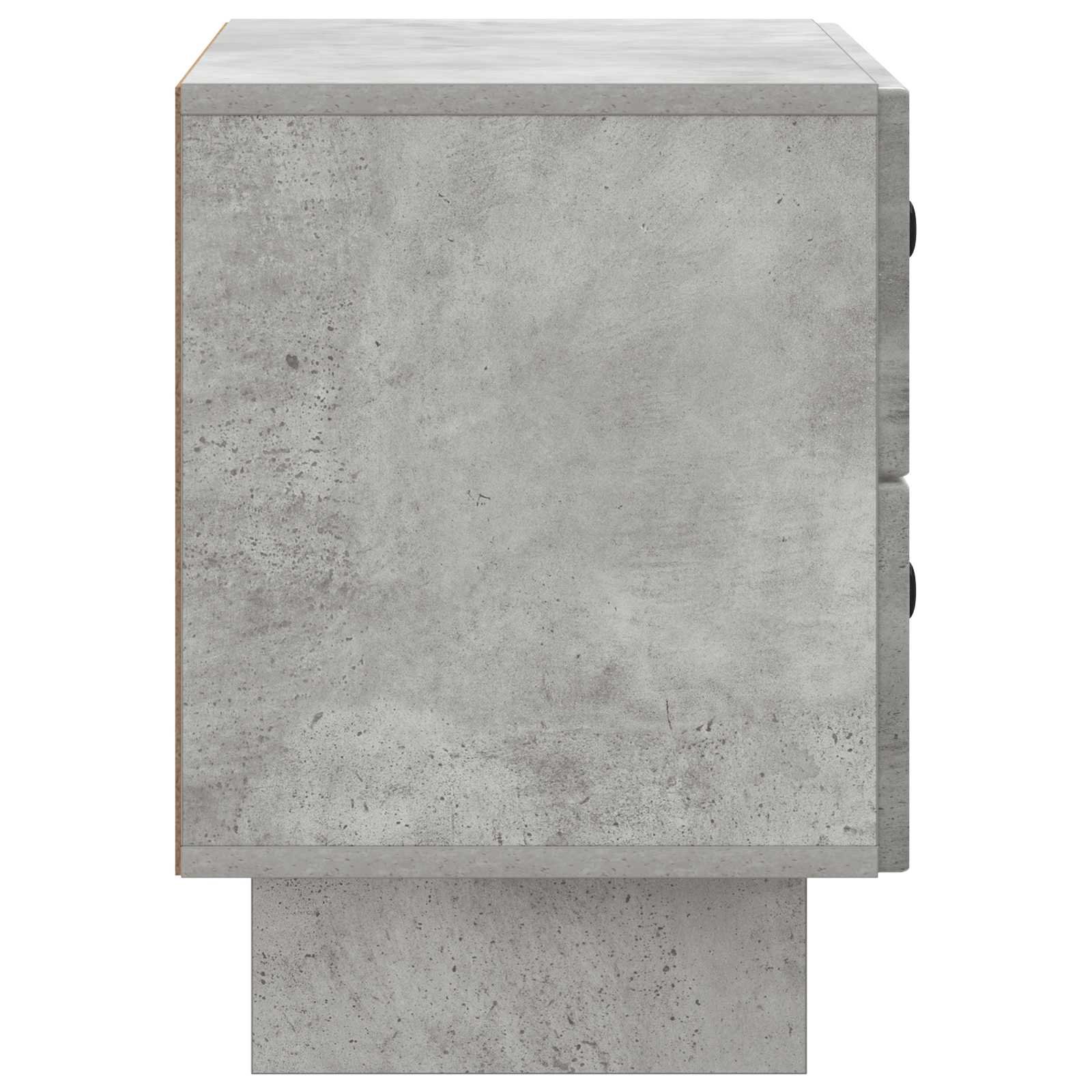 Cabinet de chevet avec tiroir Gris béton 62 x 34,5 x 47,5 cm - XIOS
