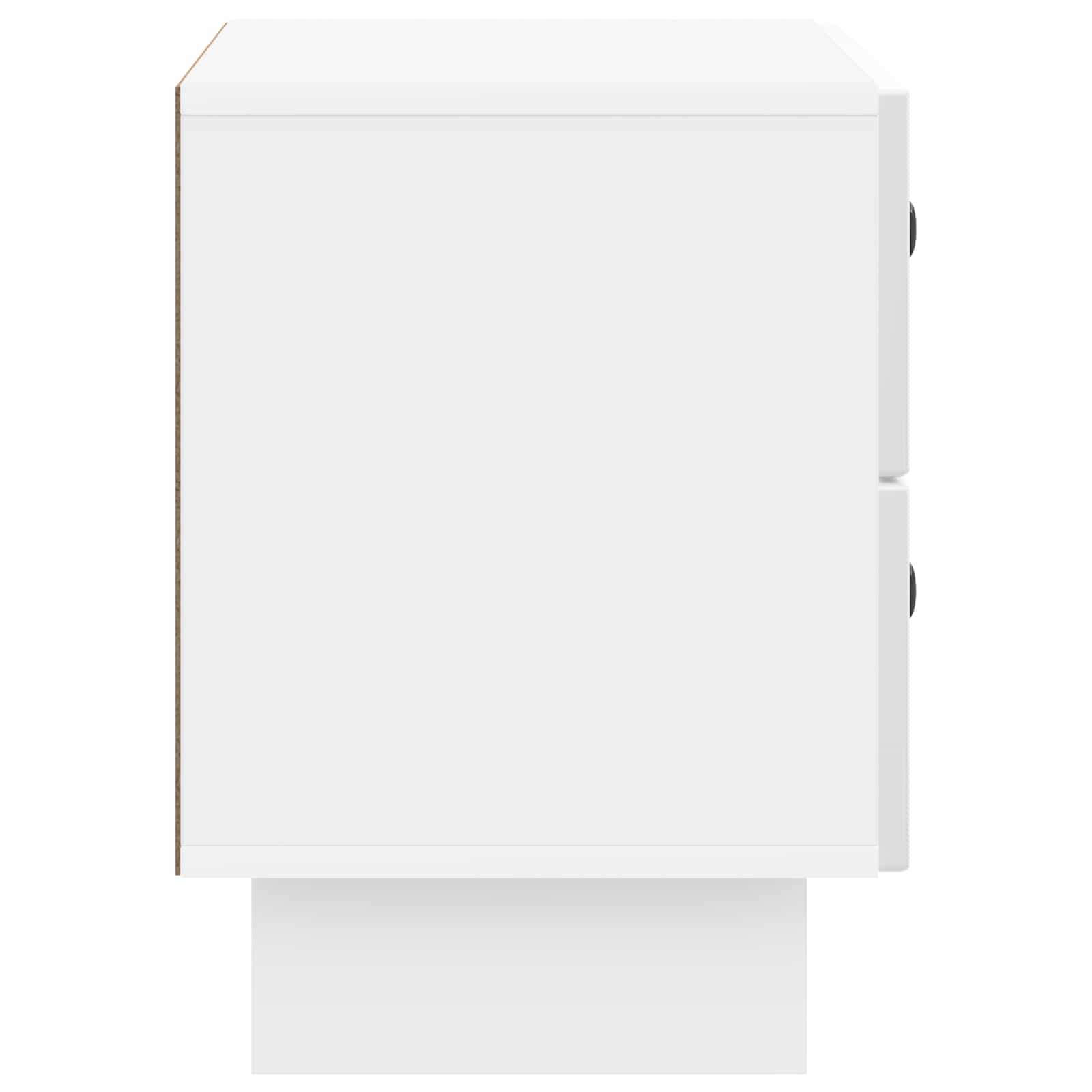 Cabinet de chevet Blanc brillant 62 x 34,5 x 47,5 cm - XIOS