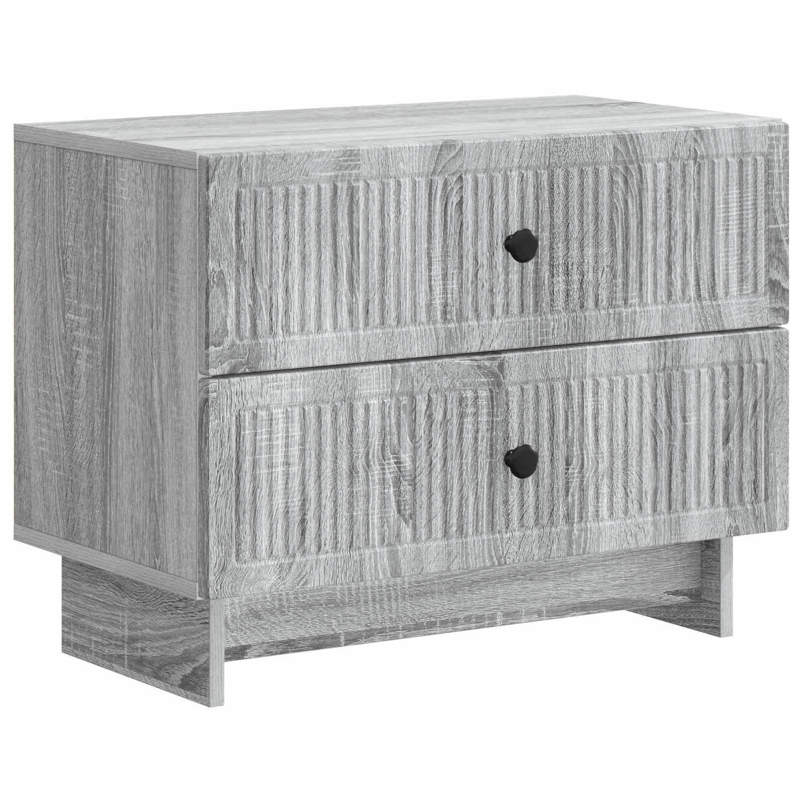 Cabinet de chevet avec tiroir Sonoma gris 62 x 34,5 x 47,5 cm - XIOS