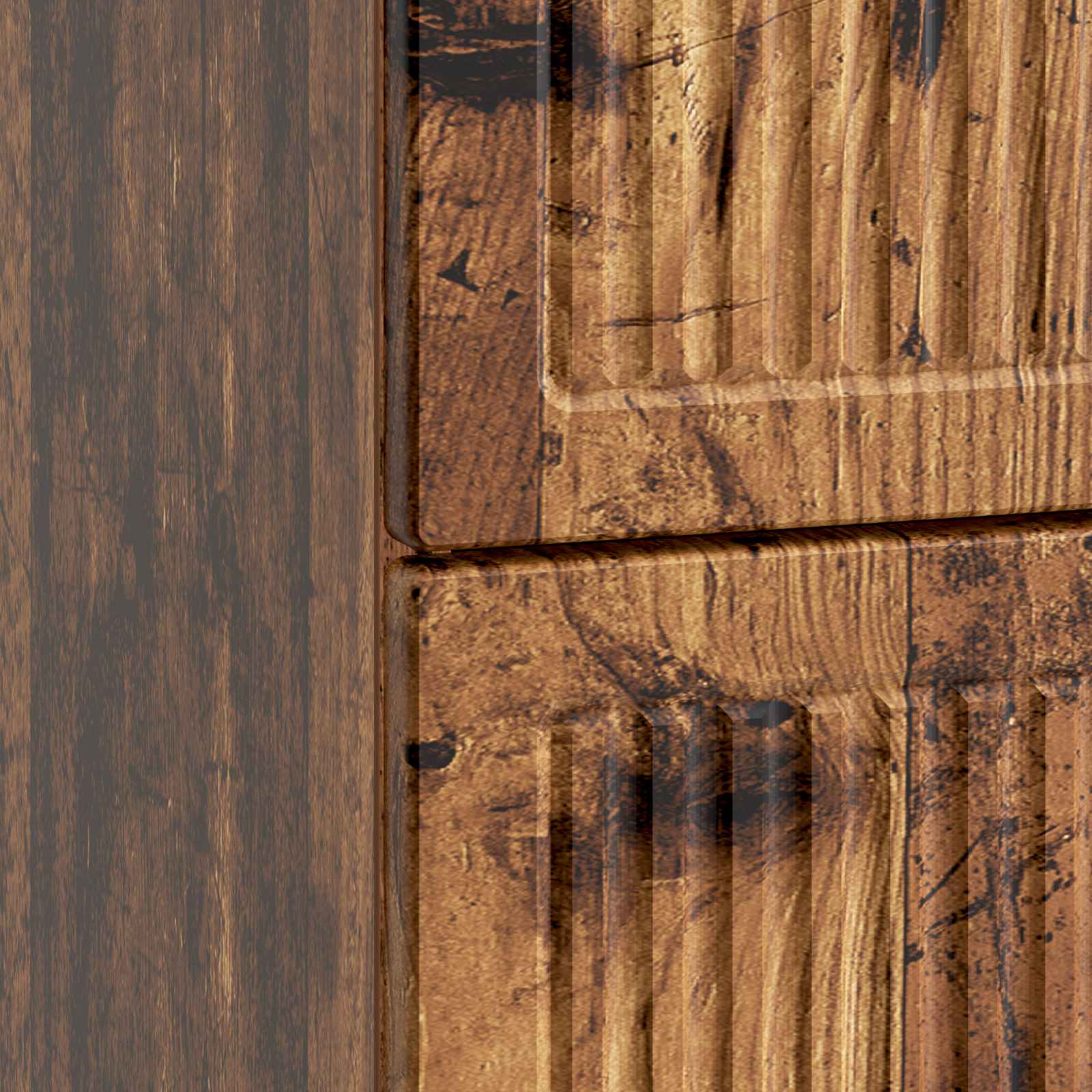 Cabinet de chevet avec tiroir Bois ancien 62 x 34,5 x 47,5 cm - XIOS