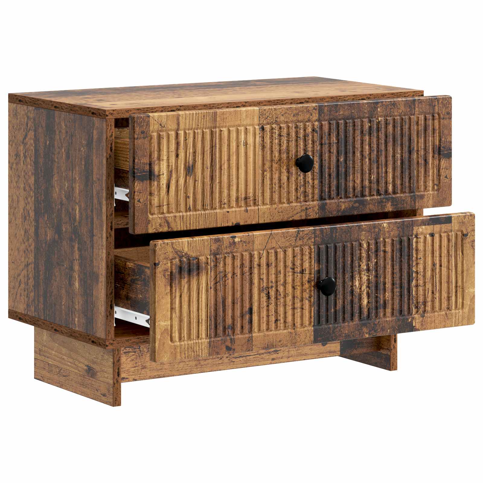 Cabinet de chevet avec tiroir Bois ancien 62 x 34,5 x 47,5 cm - XIOS