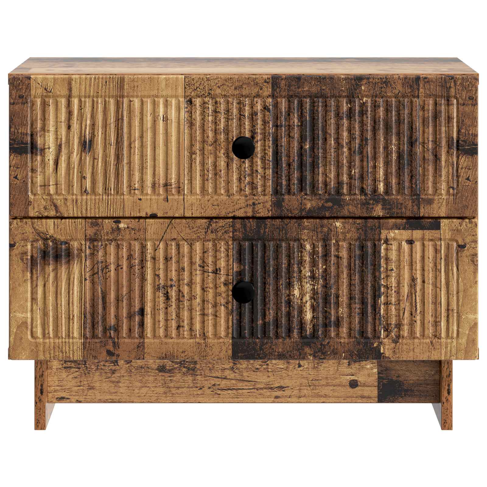 Cabinet de chevet avec tiroir Bois ancien 62 x 34,5 x 47,5 cm - XIOS