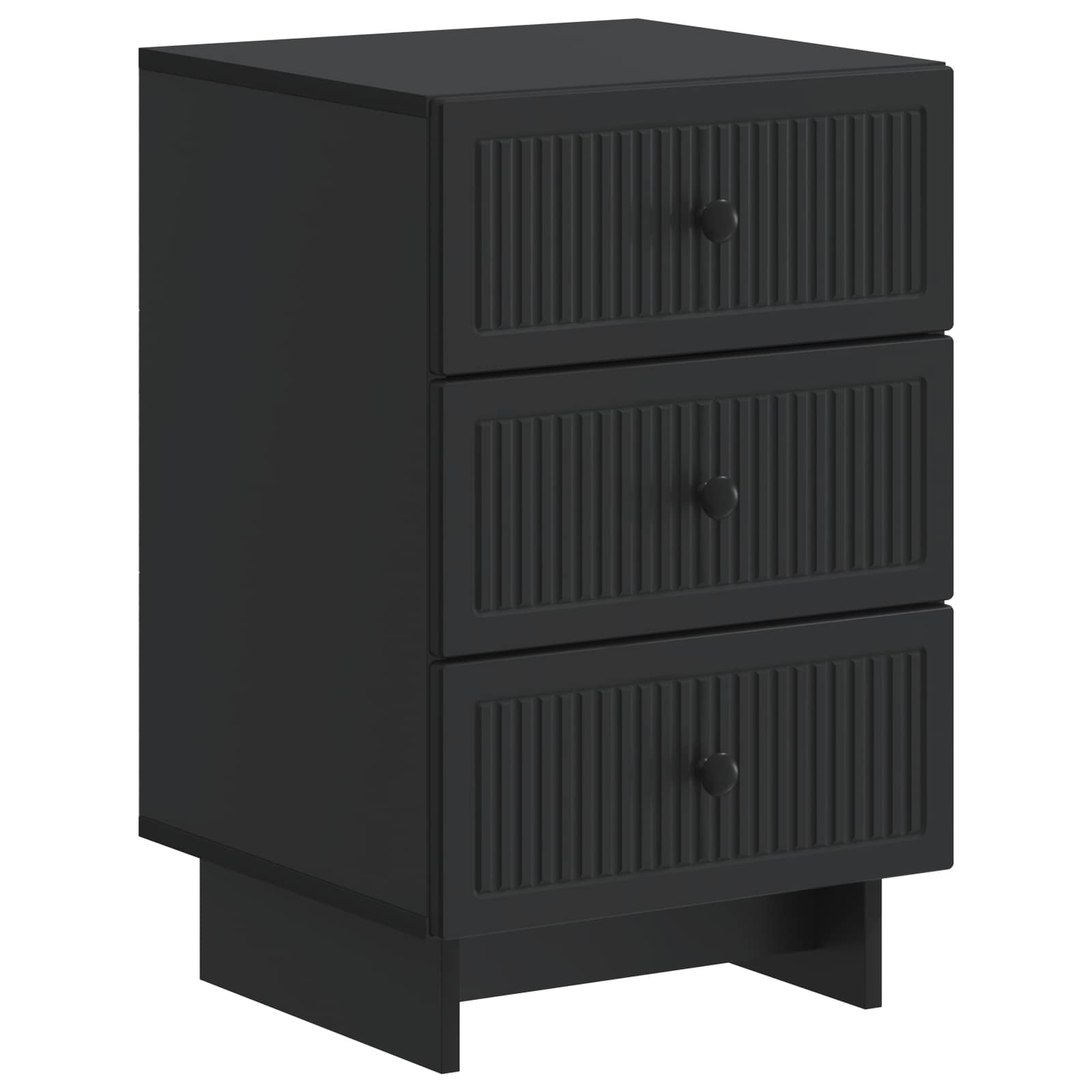 Cabinet de chevet Noir 43 x 41 x 66,5 cm Bois d'ingénierie - XIOS
