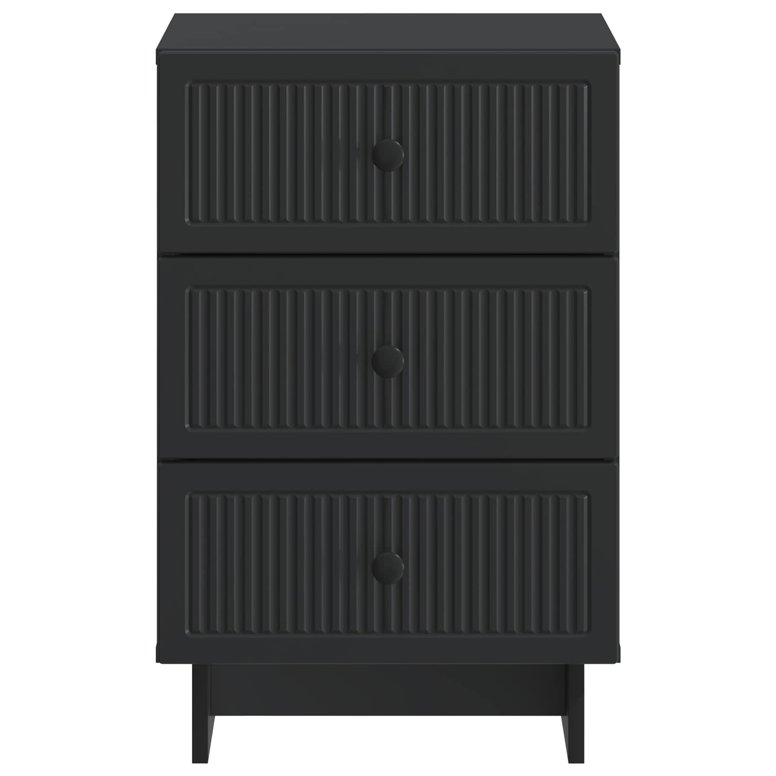 Cabinet de chevet Noir 43 x 41 x 66,5 cm Bois d'ingénierie - XIOS