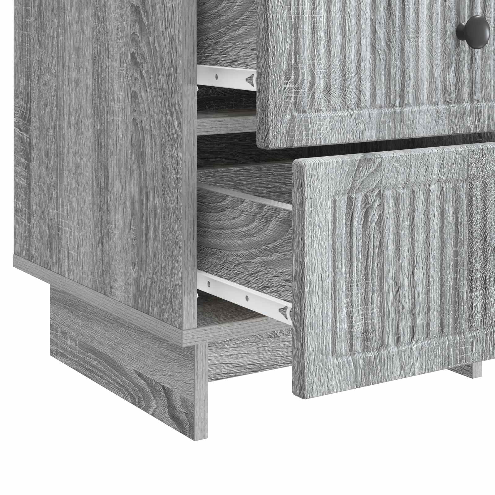 Cabinet de chevet avec tiroir Sonoma gris 43 x 41 x 66,5 cm - XIOS