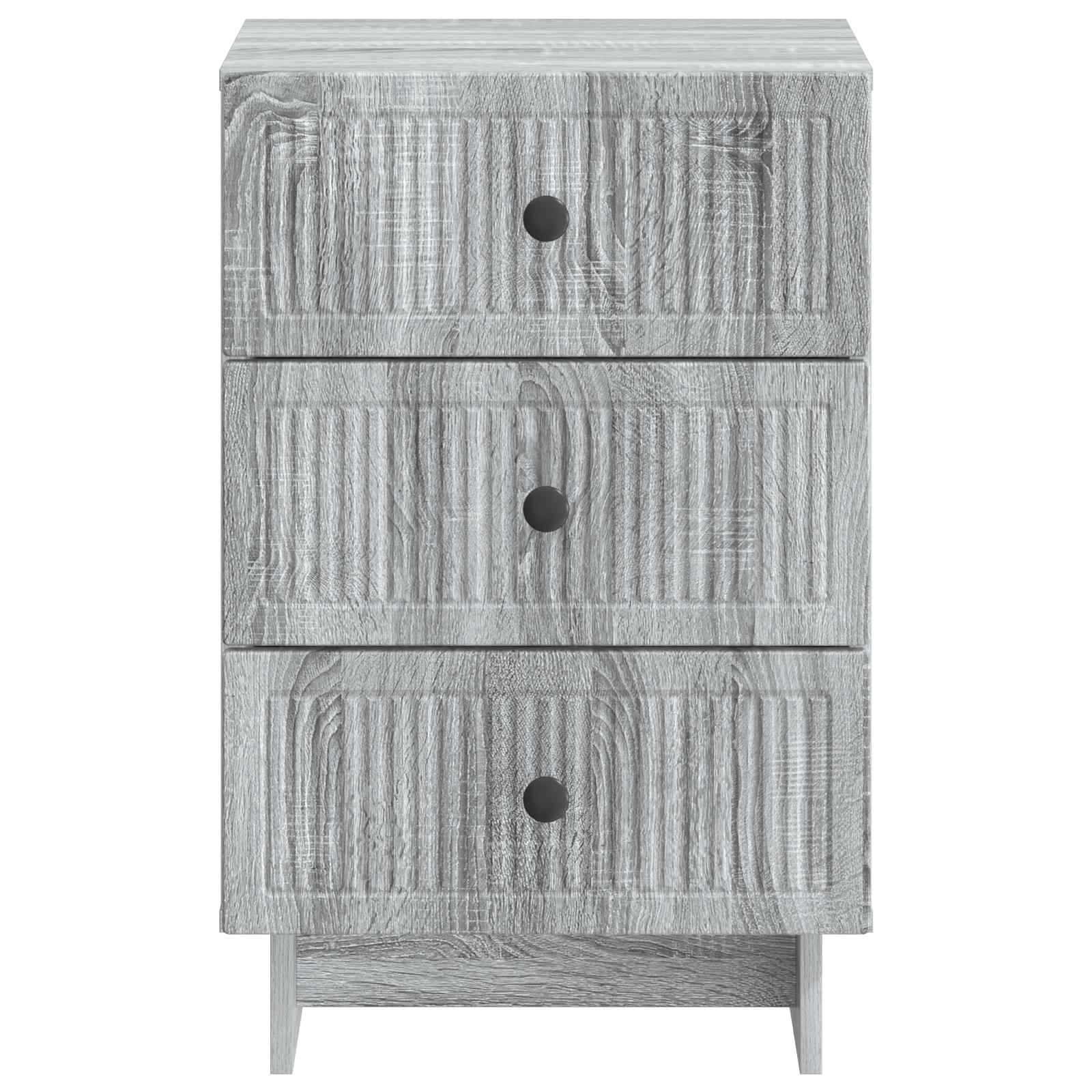 Cabinet de chevet avec tiroir Sonoma gris 43 x 41 x 66,5 cm - XIOS