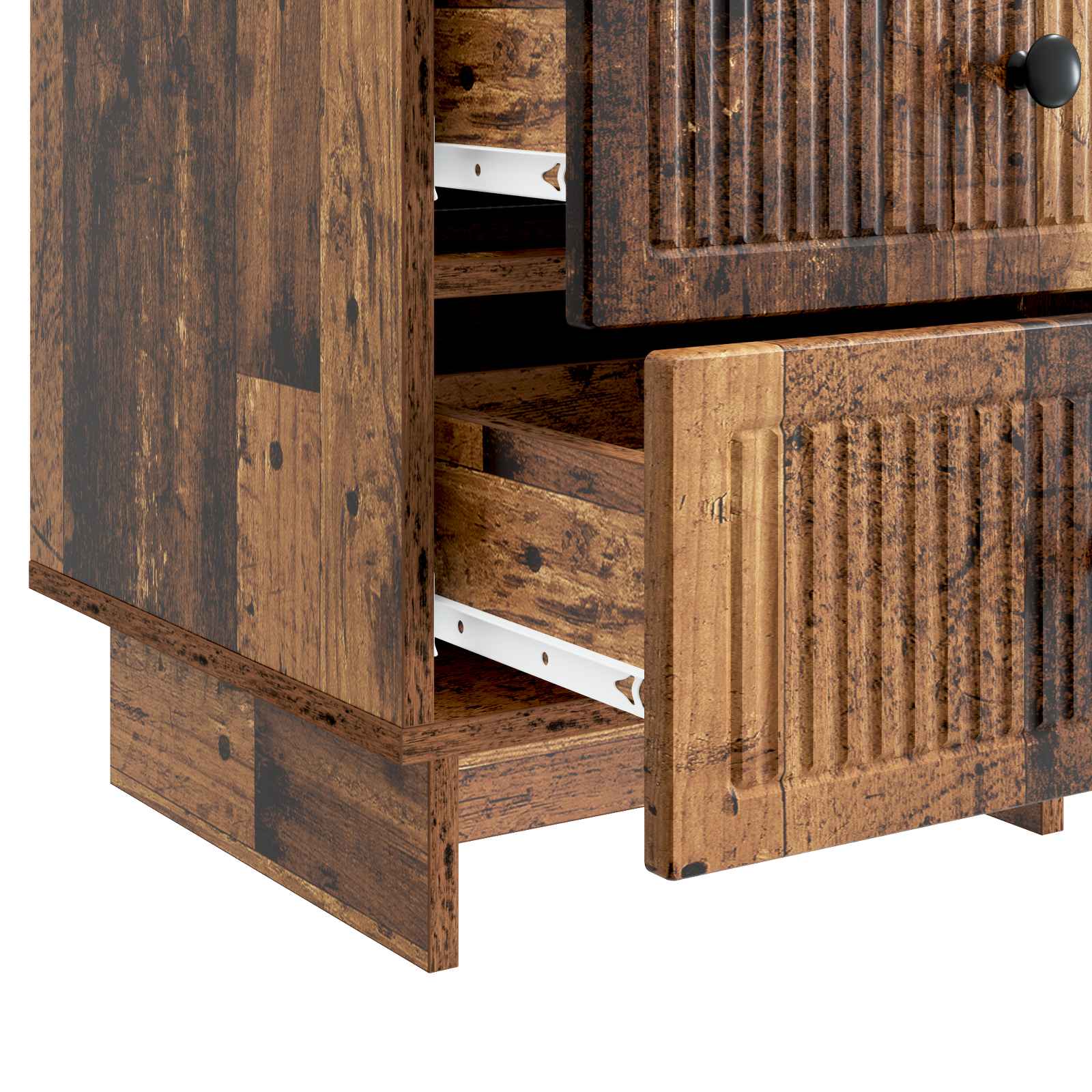 Cabinet de chevet avec tiroir Bois ancien 43 x 41 x 66,5 cm - XIOS