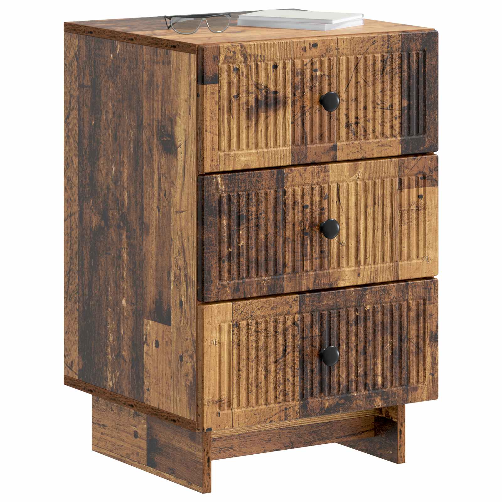 Cabinet de chevet avec tiroir Bois ancien 43 x 41 x 66,5 cm - XIOS