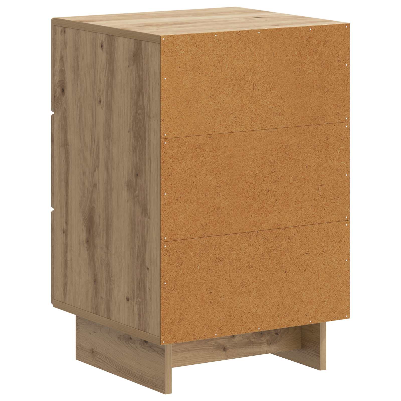 Cabinet de chevet avec tiroir Chêne artisanal 43 x 41 x 66,5 cm - XIOS